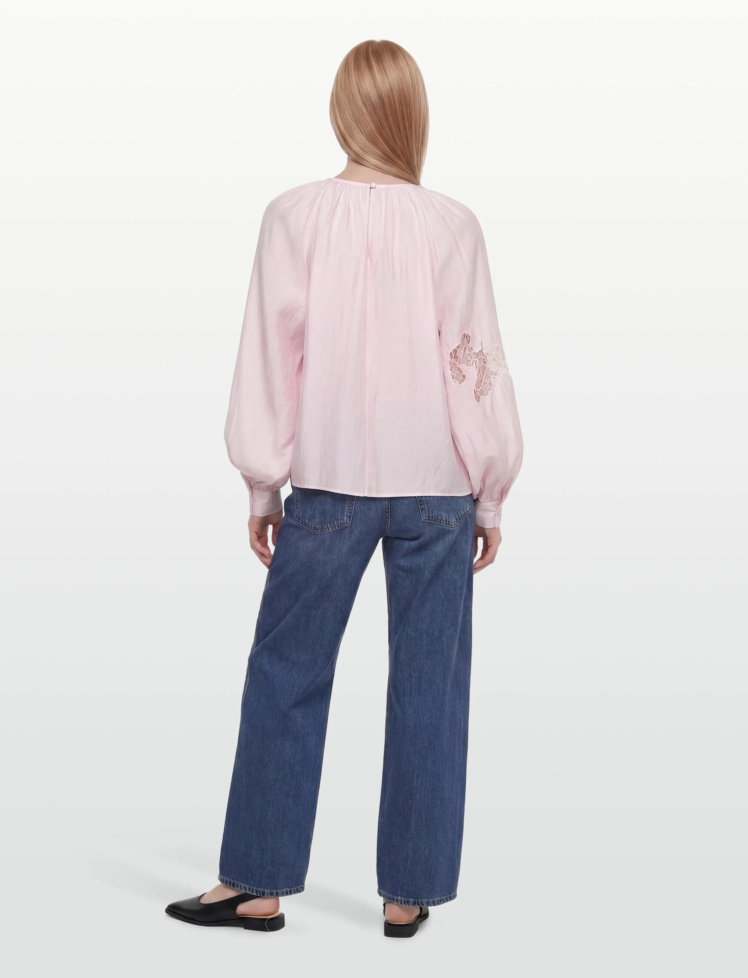 Copenhagen Muse - CMMOLLY-BLOUSE - långärmade blusar - orchid ice - 4
