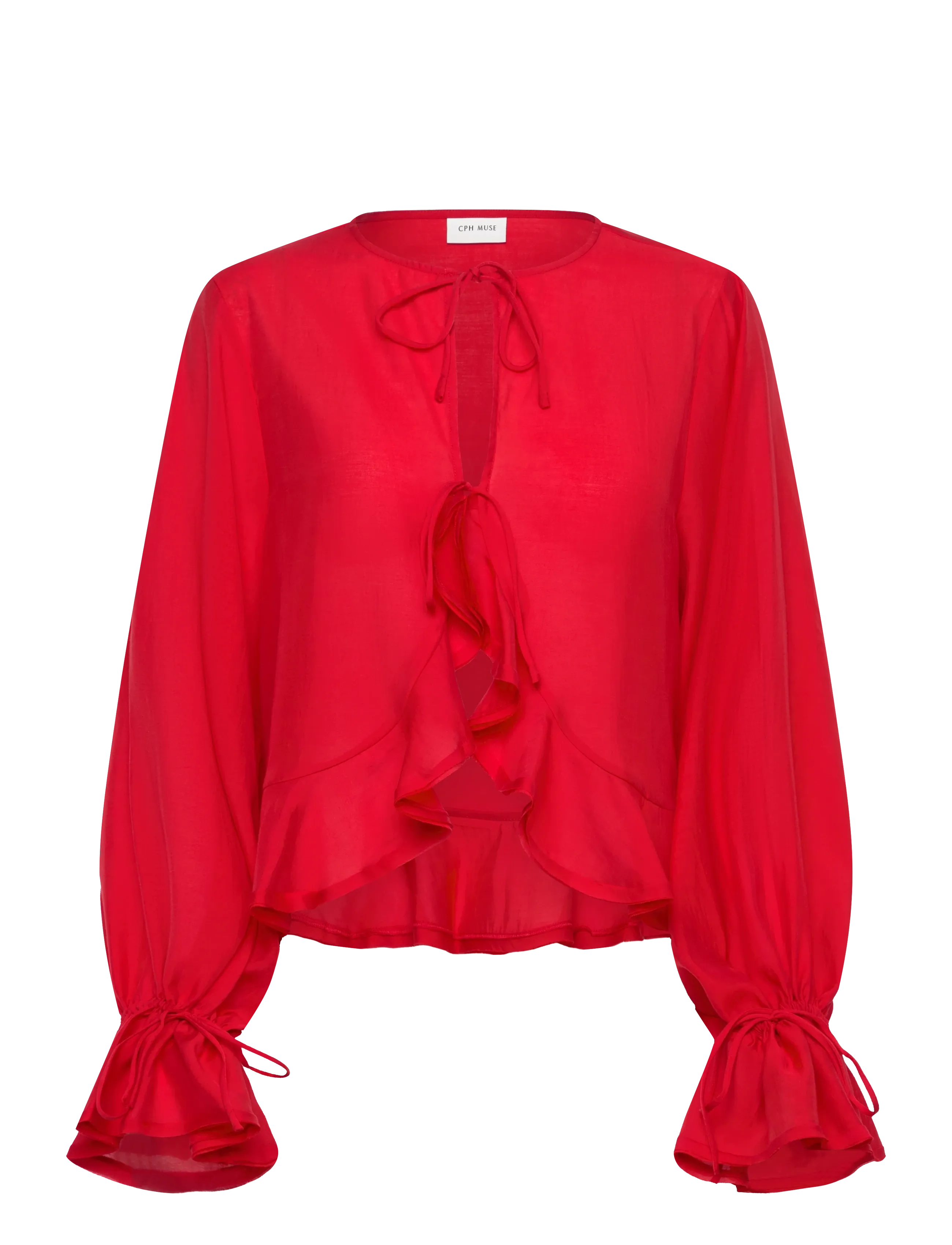 Copenhagen Muse CMMOLLY-SHIRT - Bluser - GOJI BERRY / red