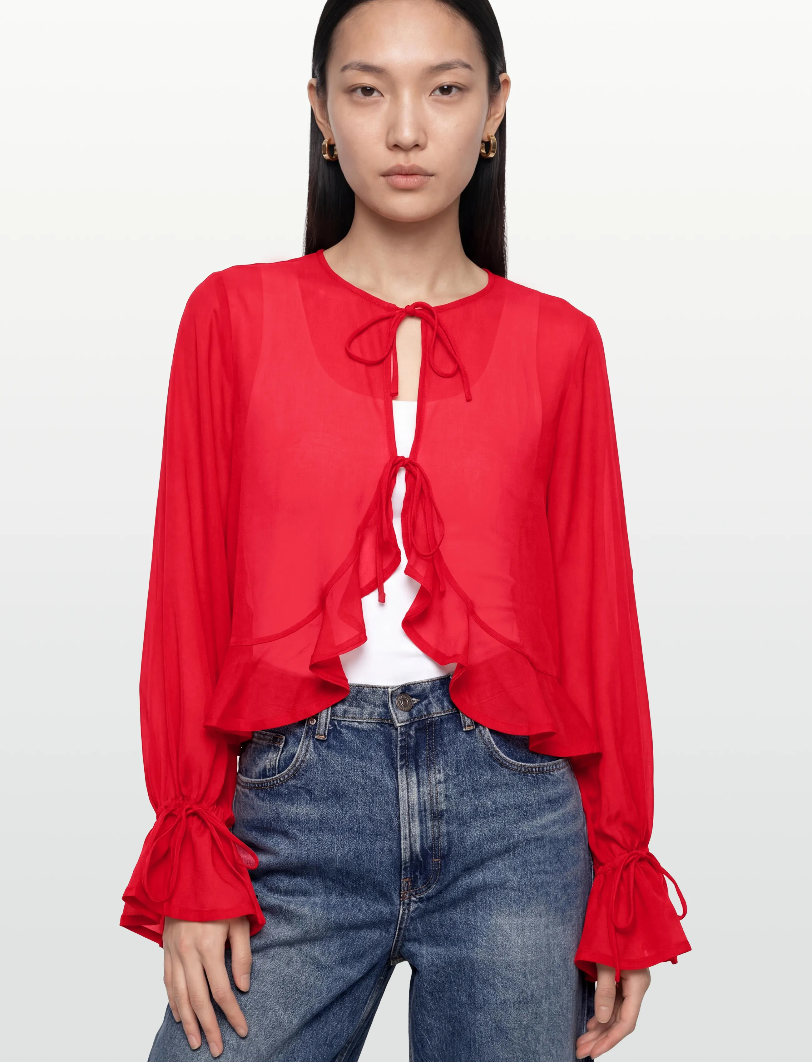 Copenhagen Muse - CMMOLLY-SHIRT - bluzki z długimi rękawami - goji berry - 3