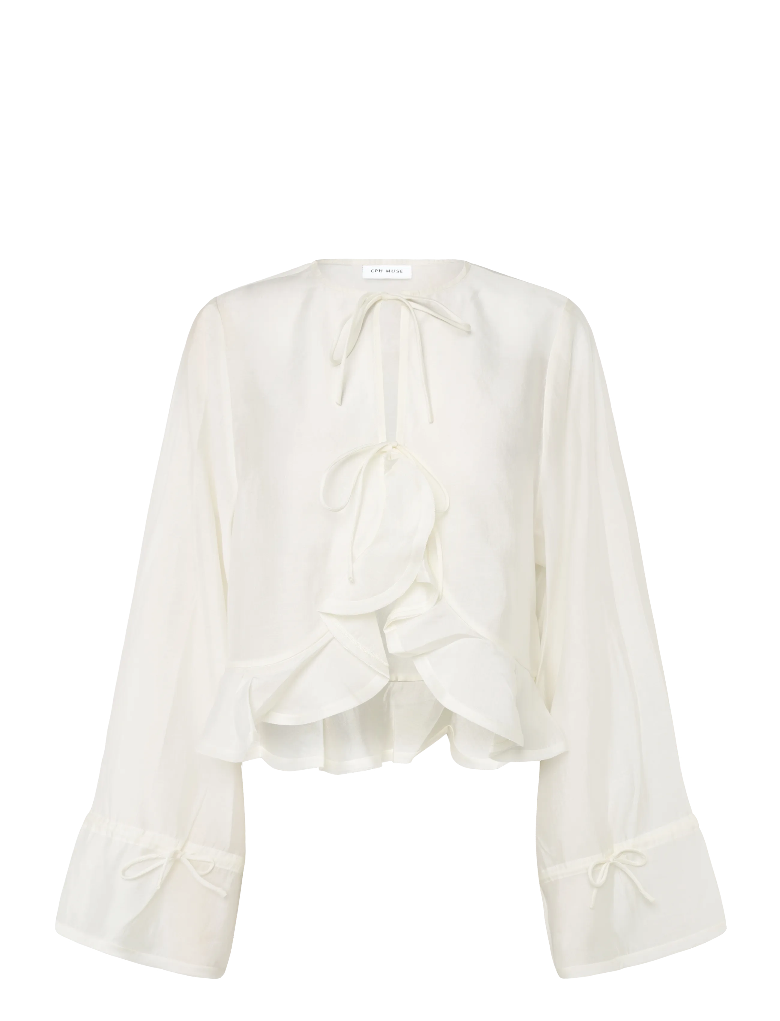 Copenhagen Muse CMMOLLY-SHIRT - Cph Muse - JET STREAM / cream