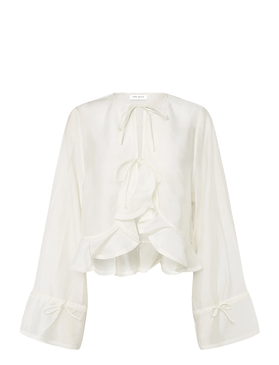 Copenhagen Muse - CMMOLLY-SHIRT - langärmelige blusen - jet stream - 1