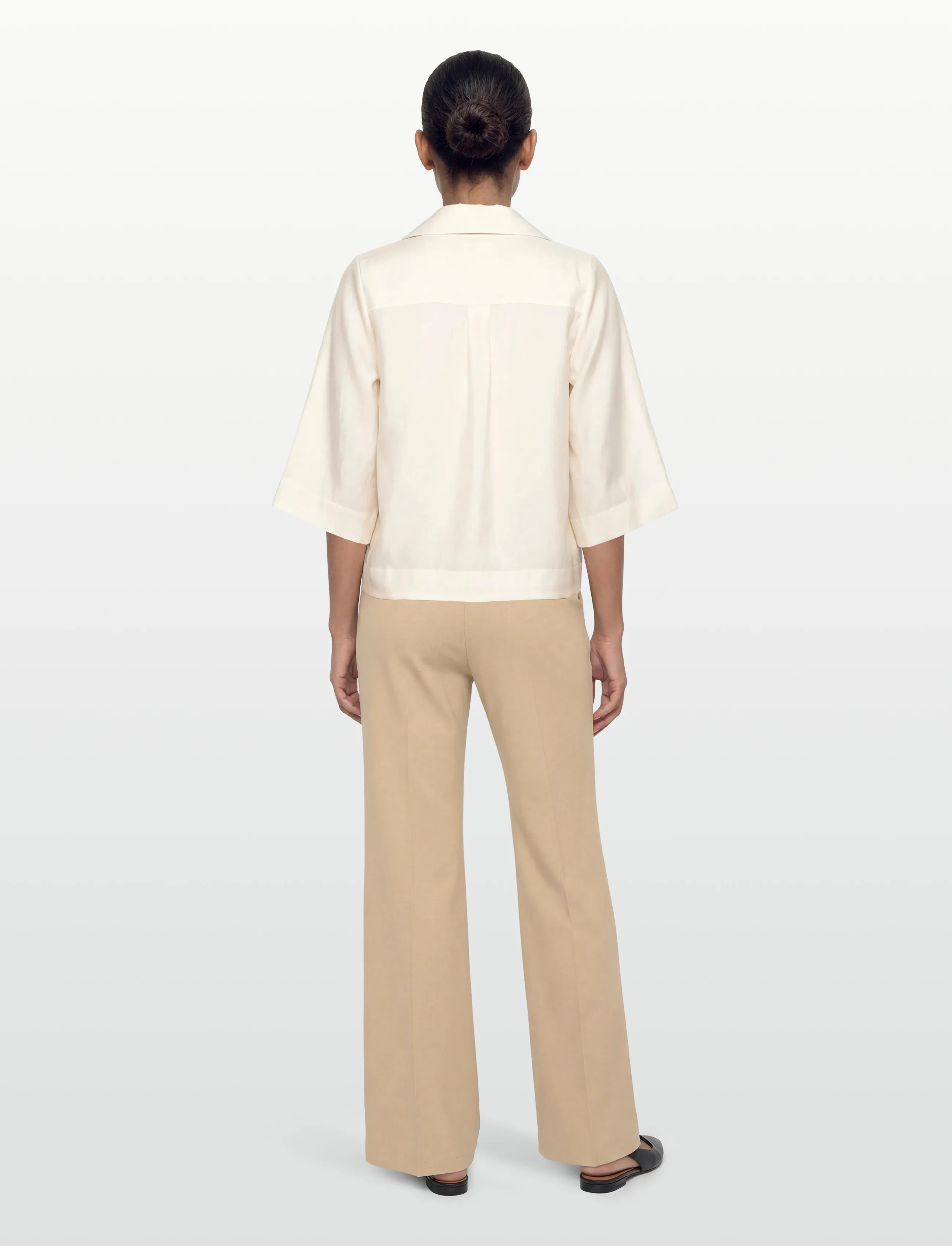 Copenhagen Muse - CMMOLLY-SHIRT - short-sleeved shirts - jet stream - 4