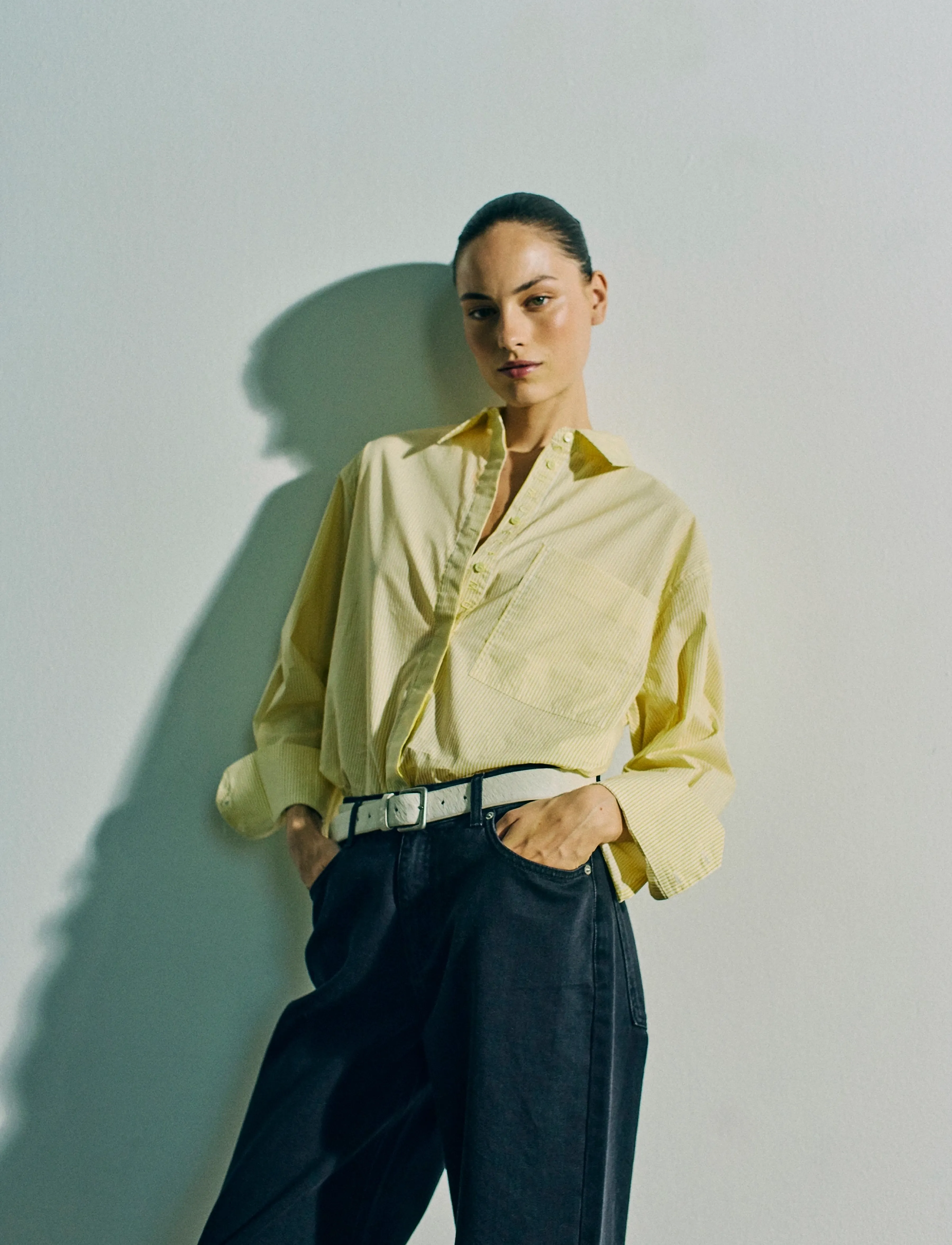 Copenhagen Muse cmblaire-Shirt, XXS/XS, Yellow, Skjorter > Langærmede, Dame