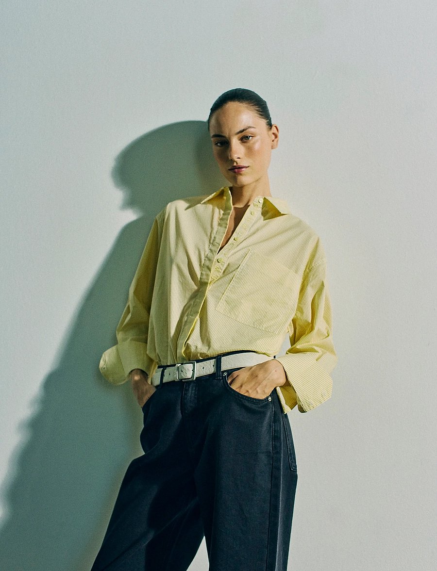 Copenhagen Muse - CMBLAIRE-SHIRT - langärmlige hemden - citron - 0
