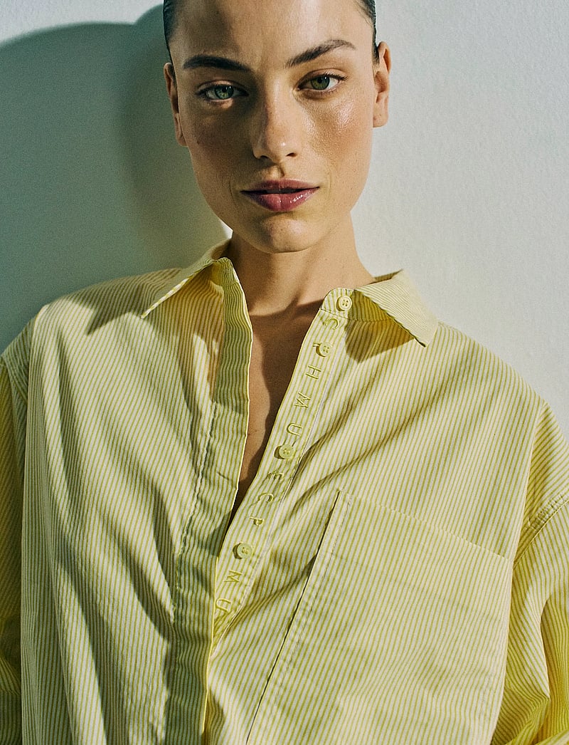 Copenhagen Muse - CMBLAIRE-SHIRT - langärmlige hemden - citron - 3