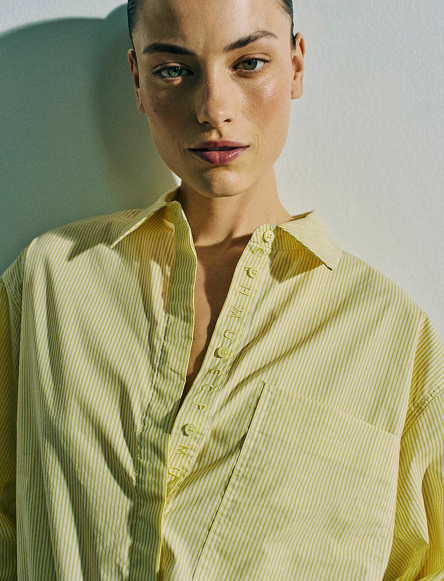 Copenhagen Muse - CMBLAIRE-SHIRT - langärmlige hemden - citron - 3