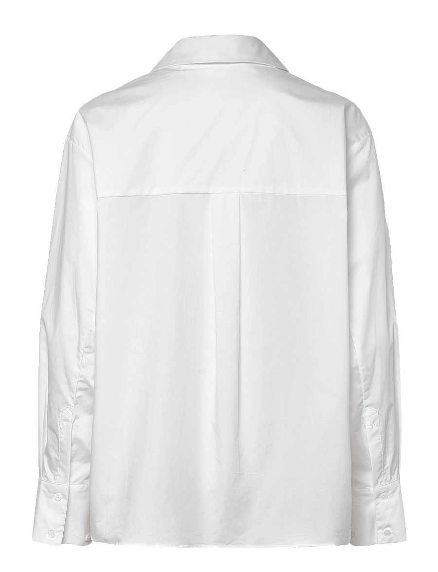 Copenhagen Muse - CMPOPLIN-SHIRT - langärmlige hemden - bright white - 1