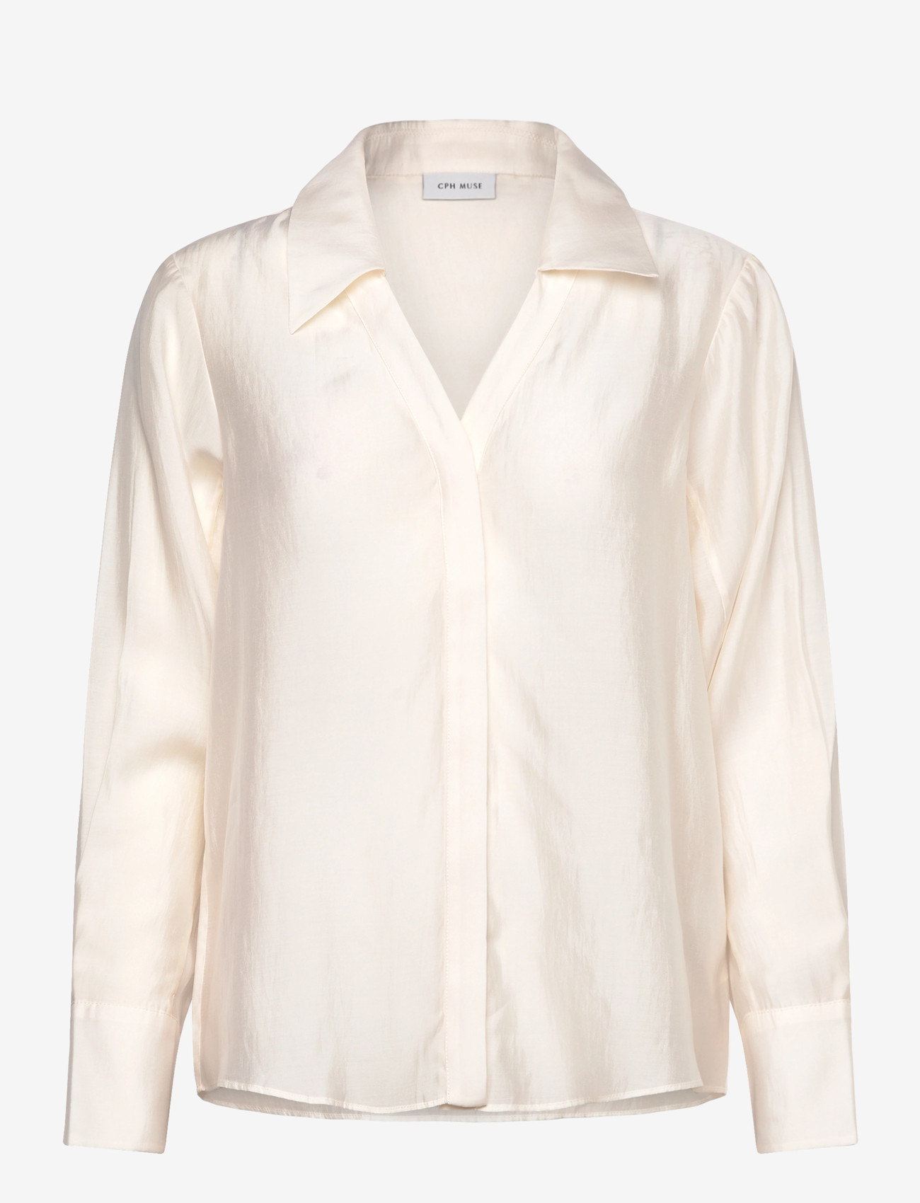 Copenhagen Muse - CMMOLLY-SHIRT - pikkade varrukatega särgid - jet stream - 0