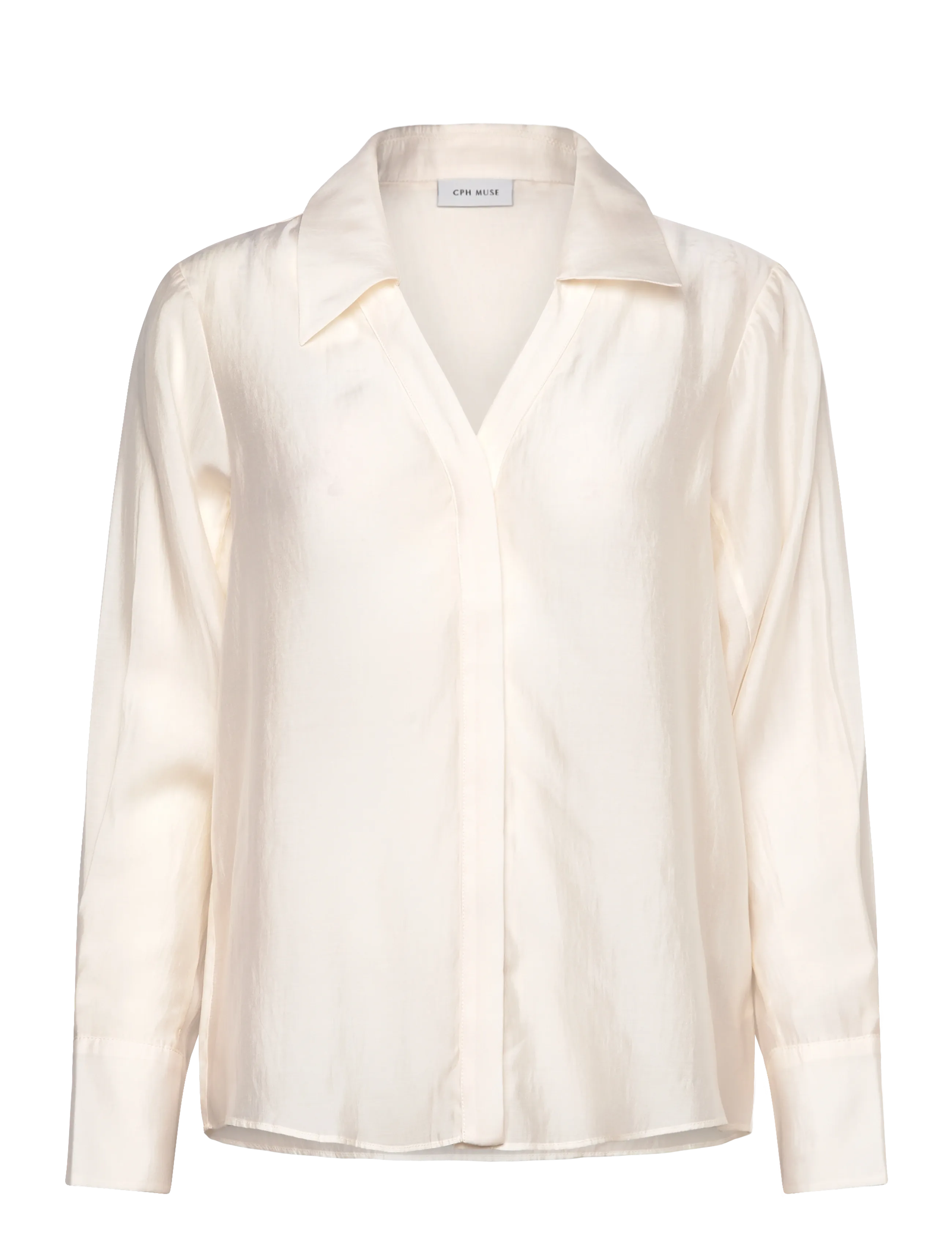 Copenhagen Muse CMMOLLY-SHIRT - Kläder - JET STREAM / cream