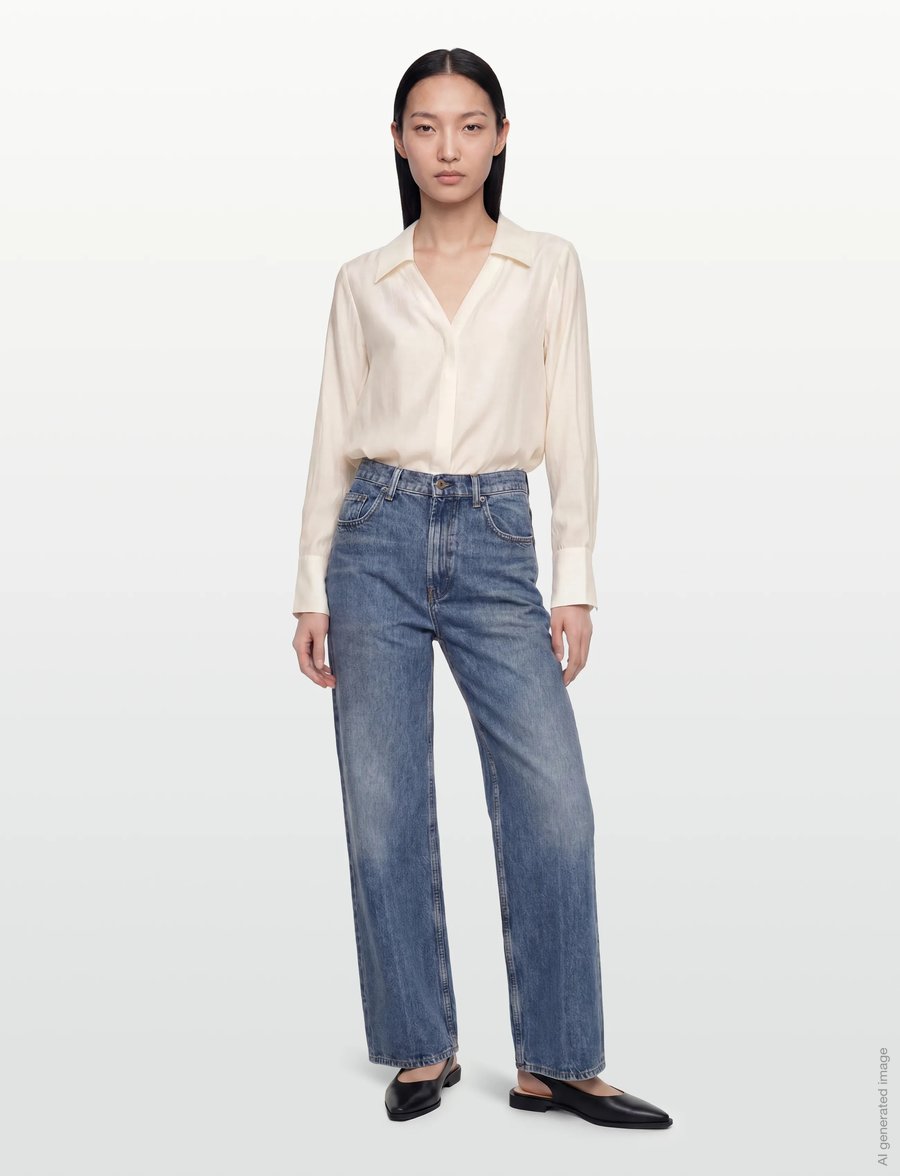 Copenhagen Muse - CMMOLLY-SHIRT - chemises à manches longues - jet stream - 0