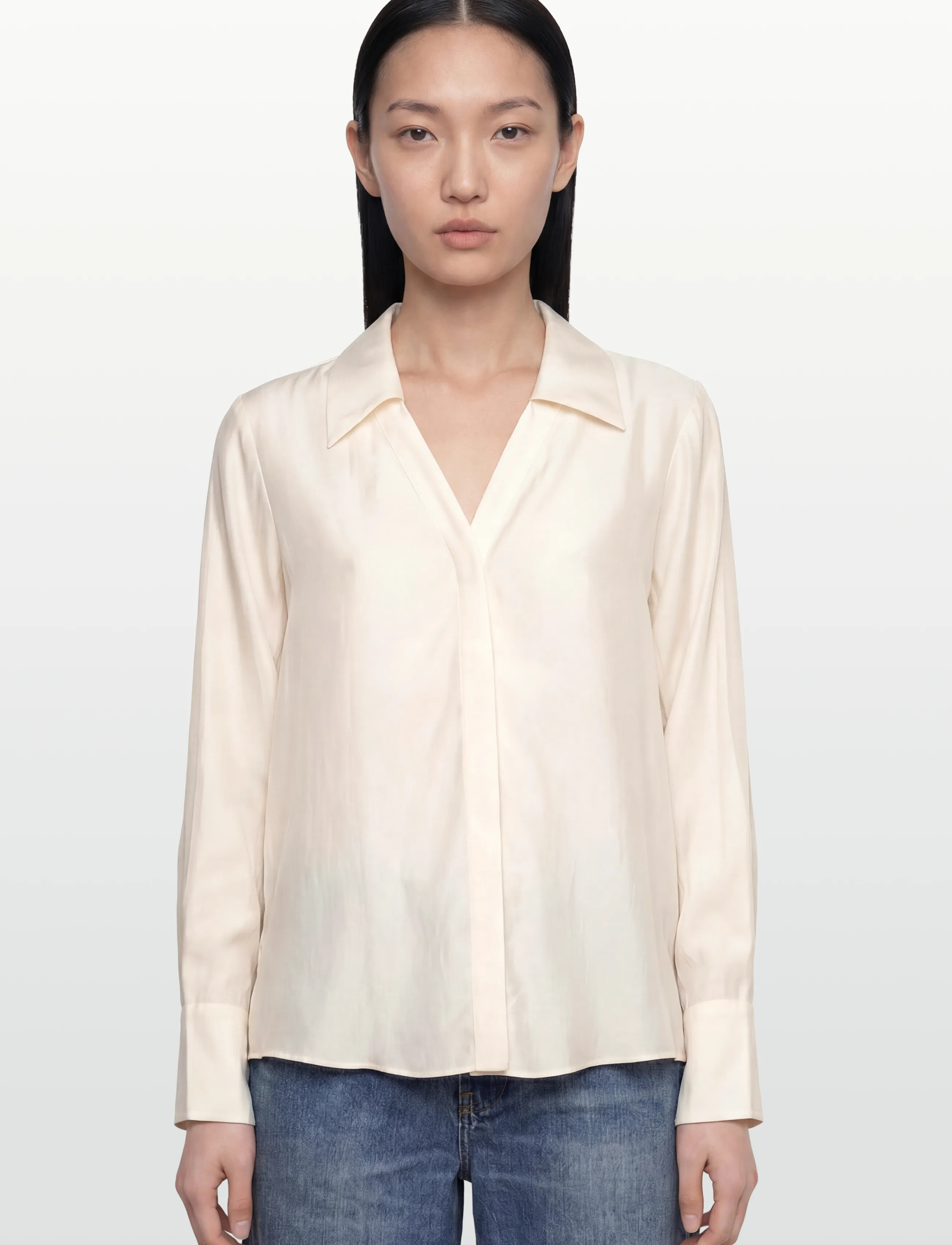 Copenhagen Muse - CMMOLLY-SHIRT - långärmade skjortor - jet stream - 3