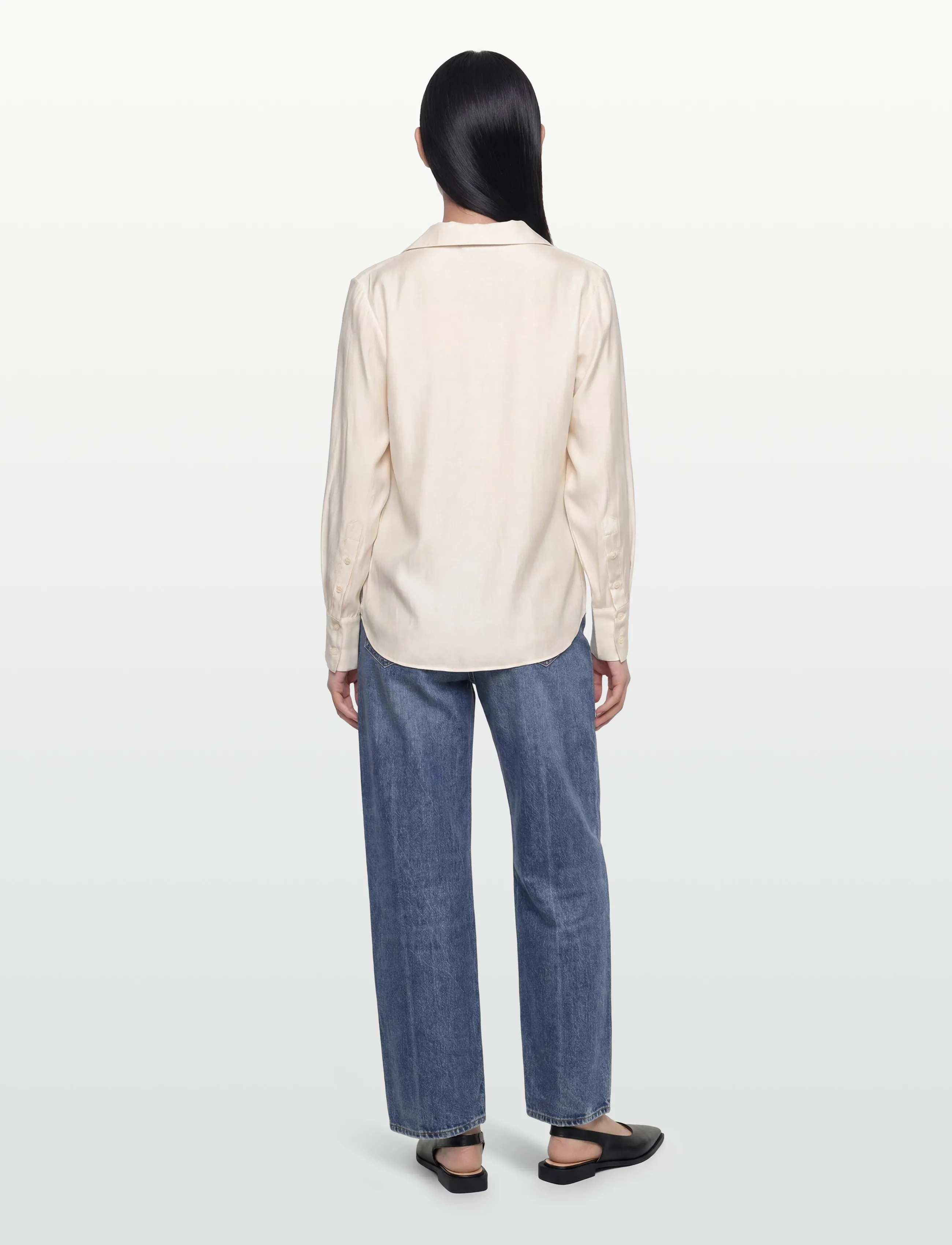 Copenhagen Muse - CMMOLLY-SHIRT - långärmade skjortor - jet stream - 4
