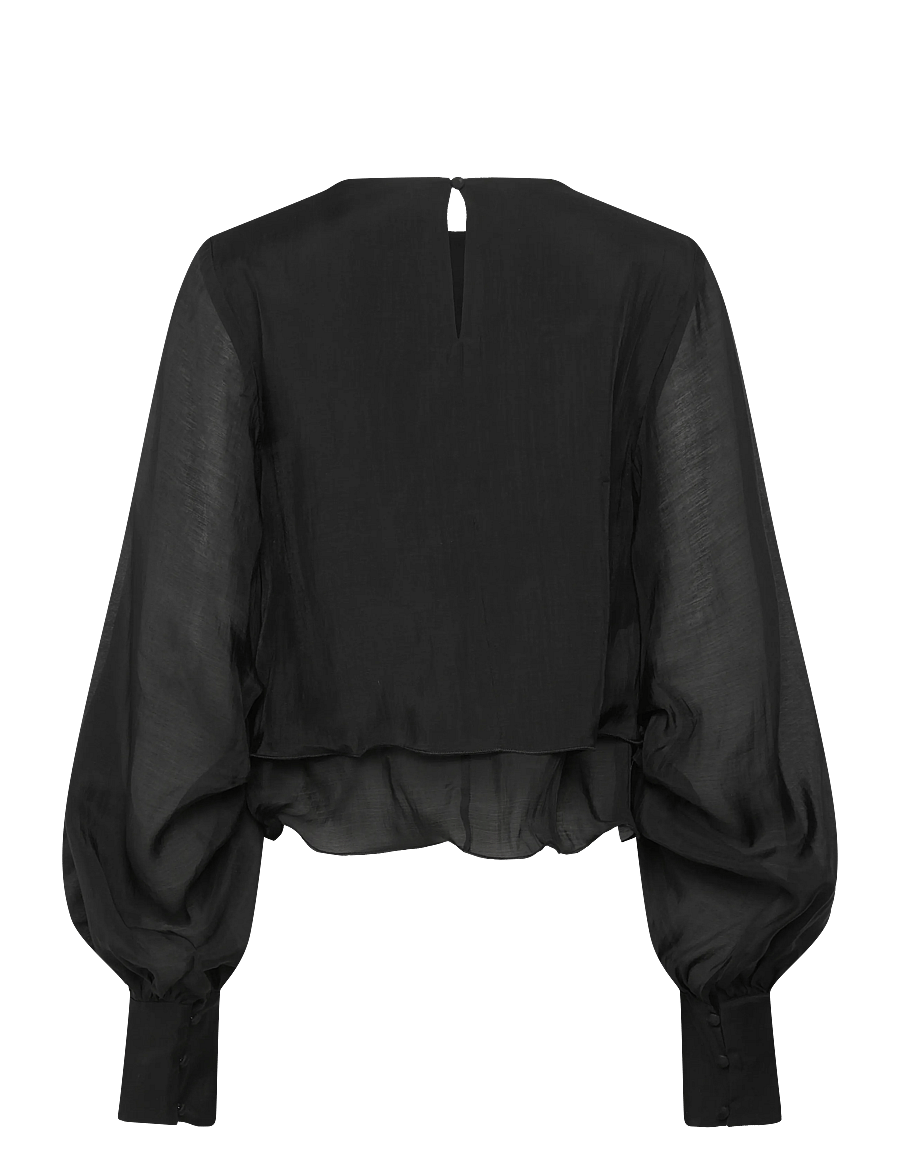 Copenhagen Muse - CMTILLY-BLOUSE - långärmade blusar - black - 2