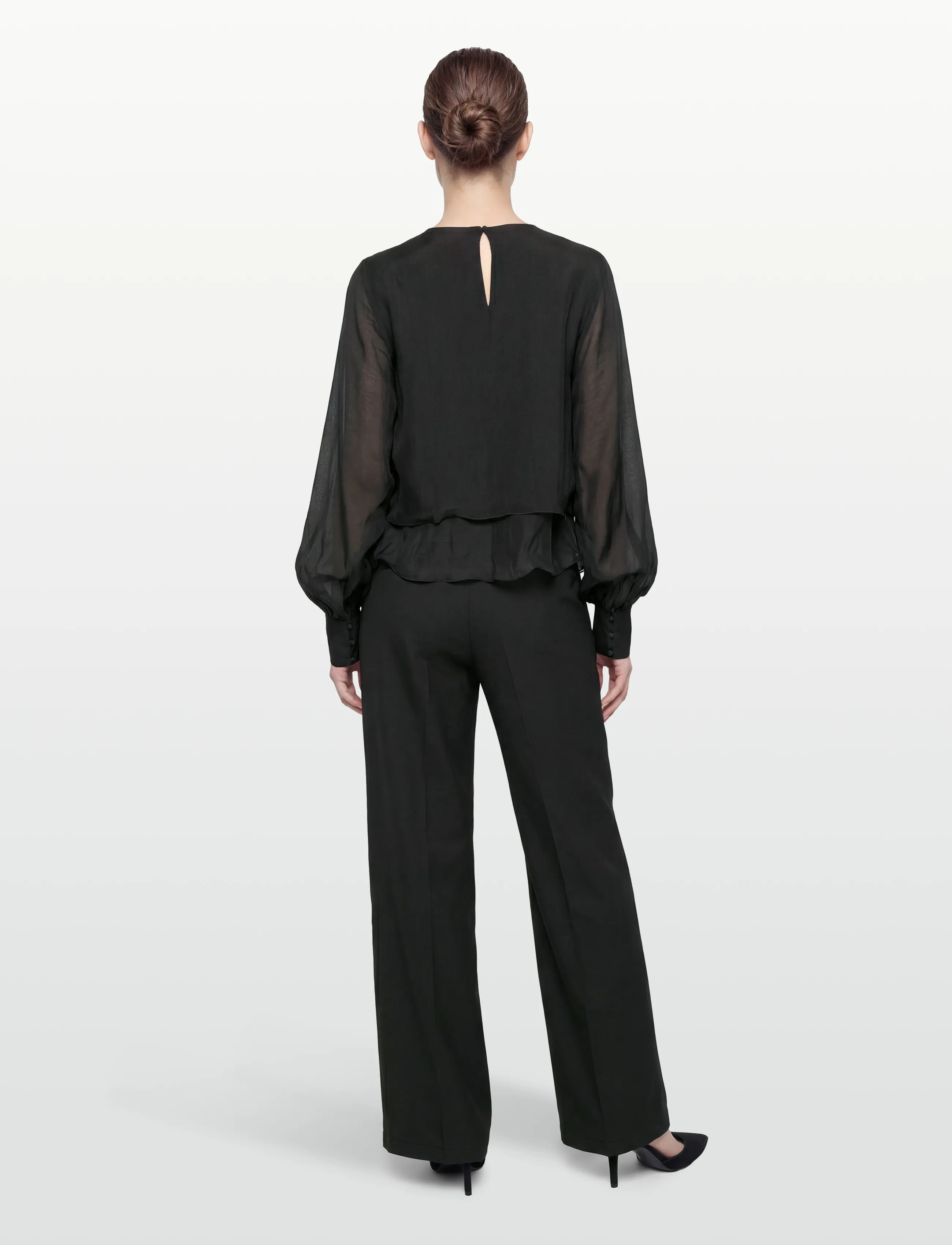 Copenhagen Muse - CMTILLY-BLOUSE - langärmlige blusen - black - 4