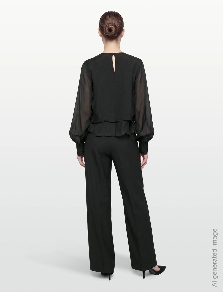 Copenhagen Muse - CMTILLY-BLOUSE - långärmade blusar - black - 4