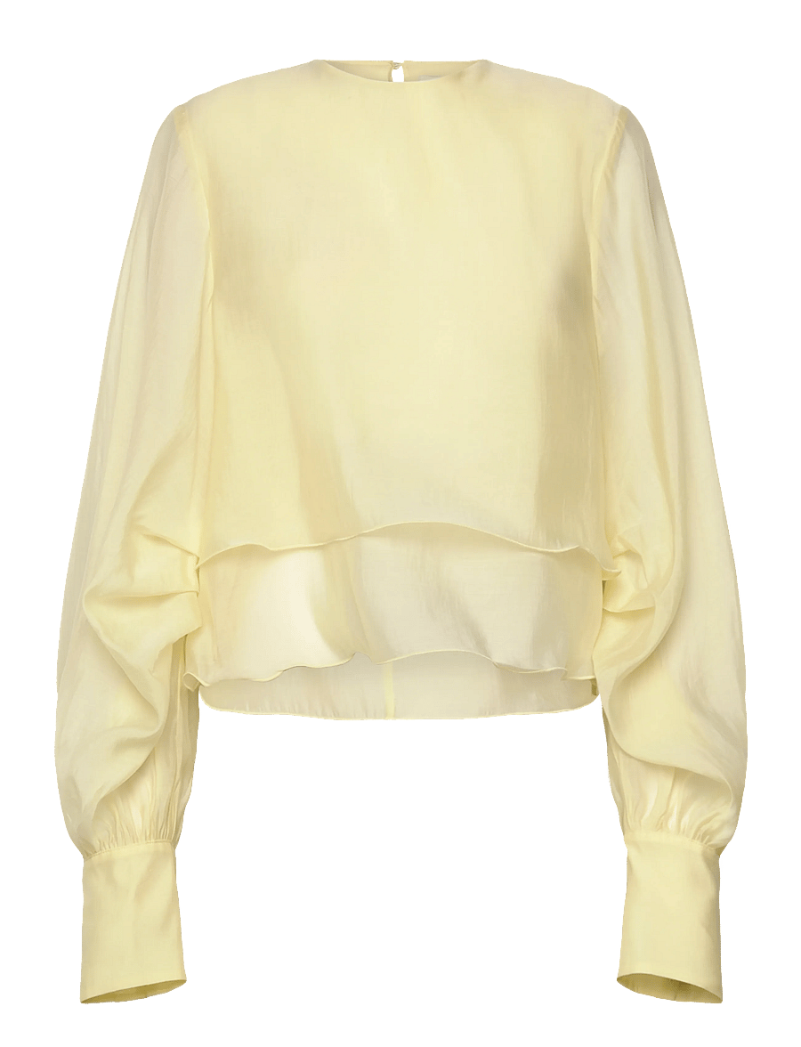 Copenhagen Muse - CMTILLY-BLOUSE - pikkade varrukatega pluusid - green essence - 0