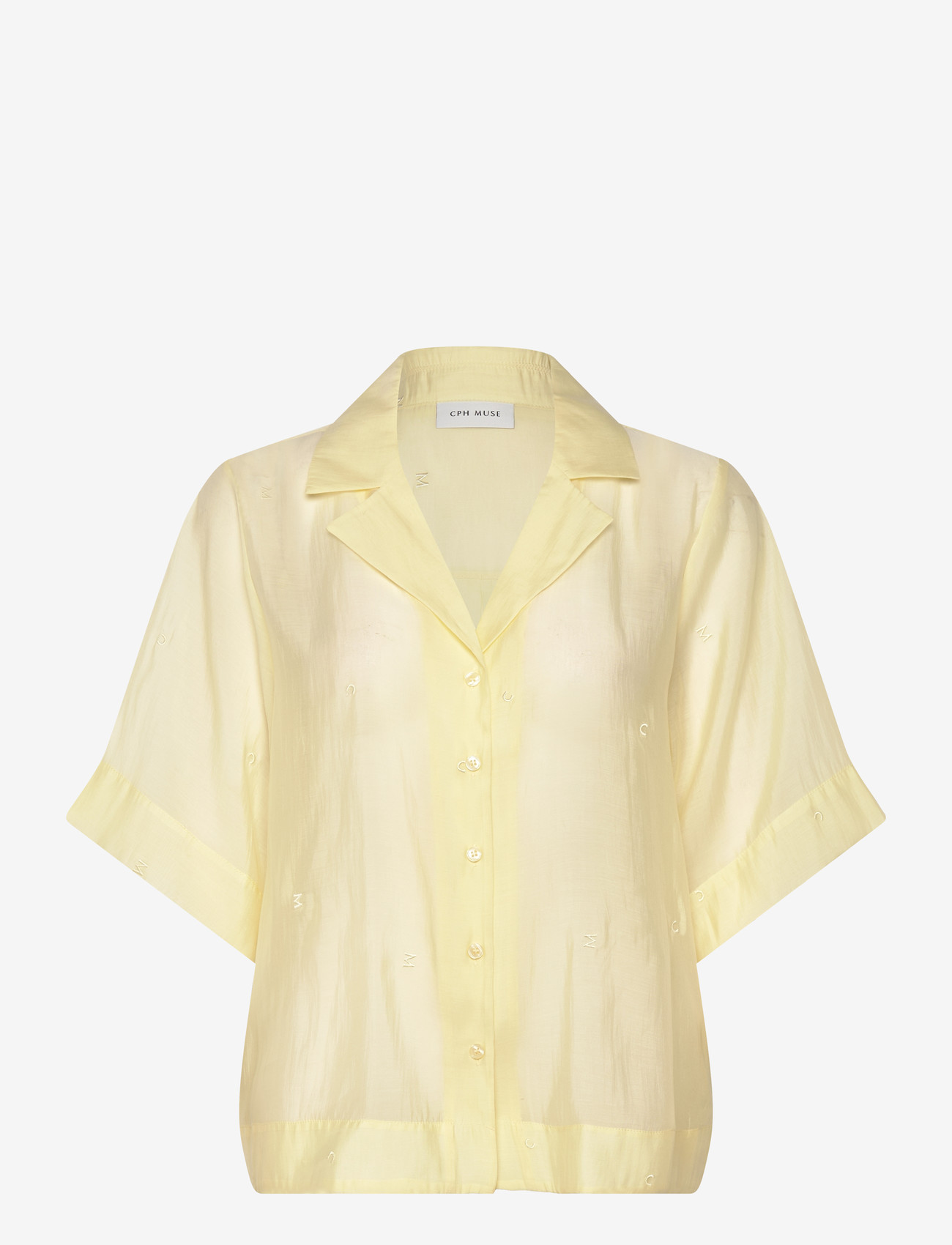 Copenhagen Muse - CMTILLY-SHIRT - kortärmade skjortor - green essence - 0