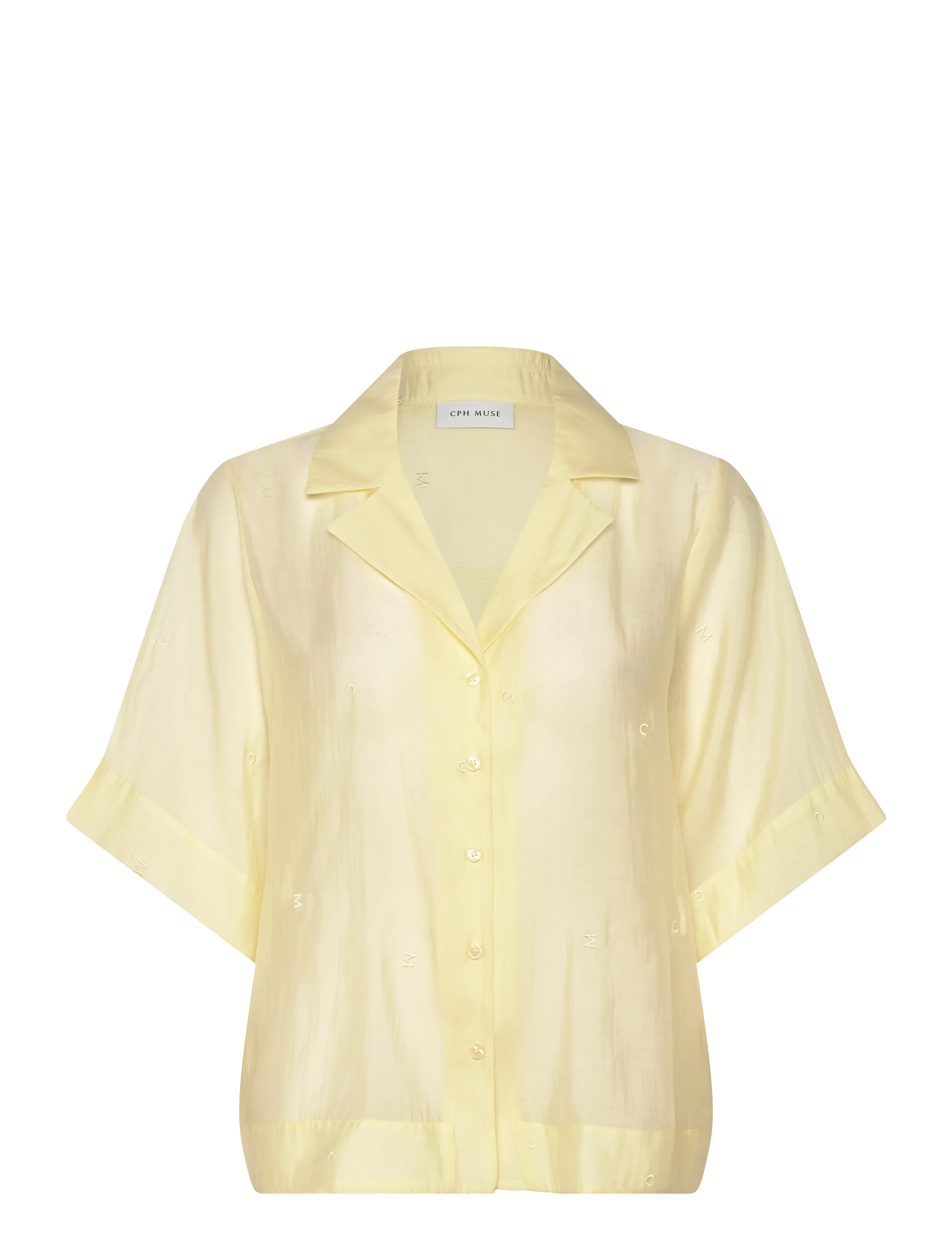 Copenhagen Muse CMTILLY-SHIRT - Bluser & Skjorter - GREEN ESSENCE / yellow