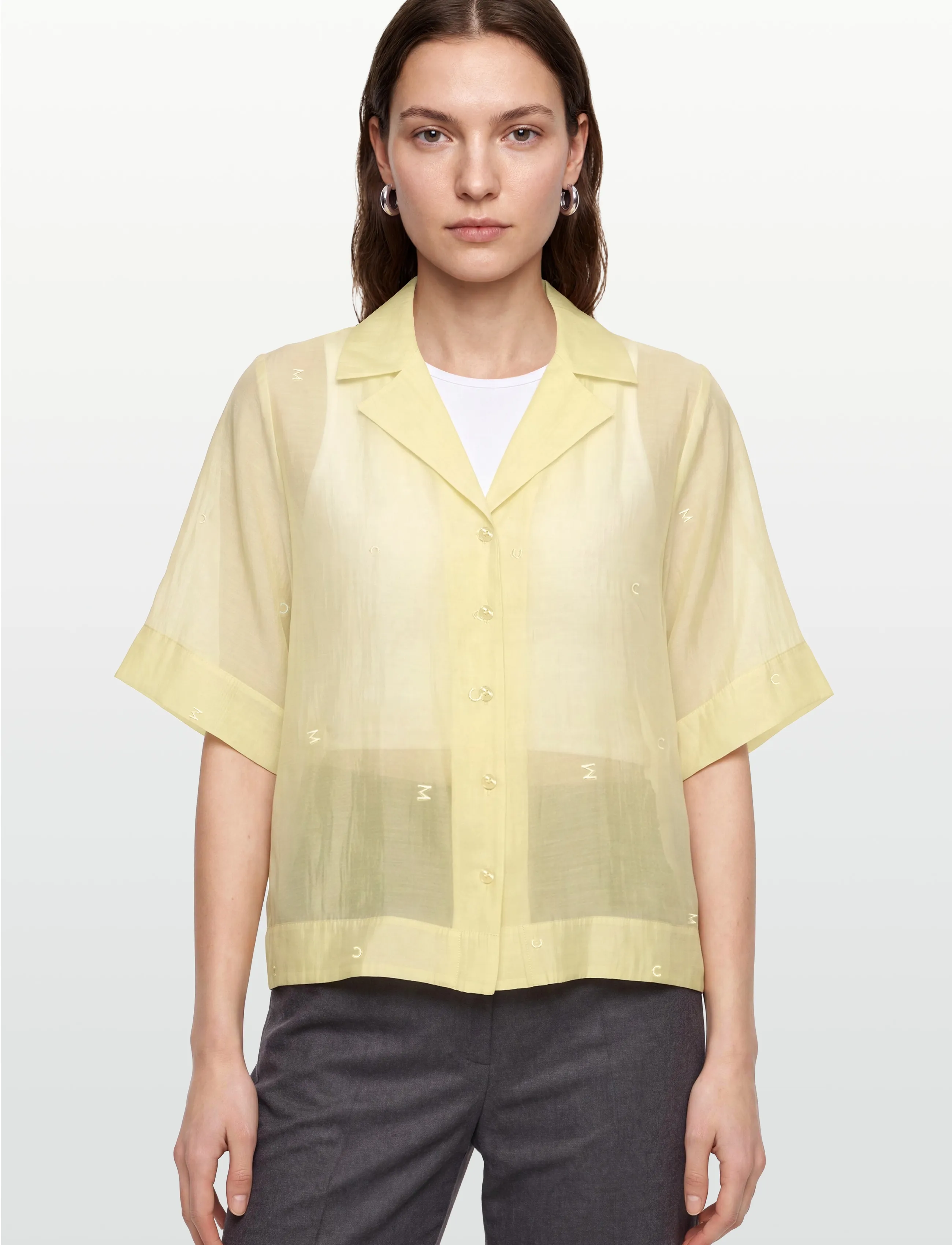 Copenhagen Muse - CMTILLY-SHIRT - kortærmede skjorter - green essence - 3
