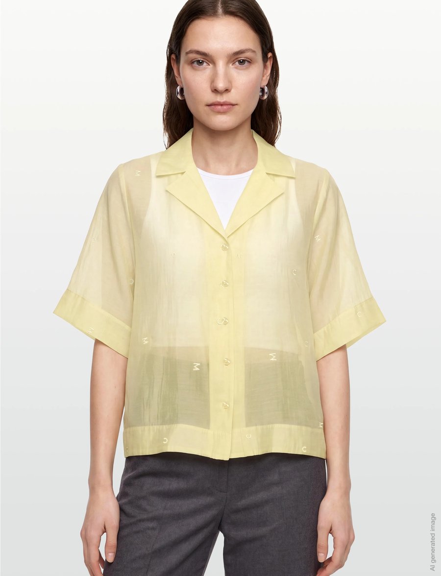 Copenhagen Muse - CMTILLY-SHIRT - kortærmede skjorter - green essence - 3