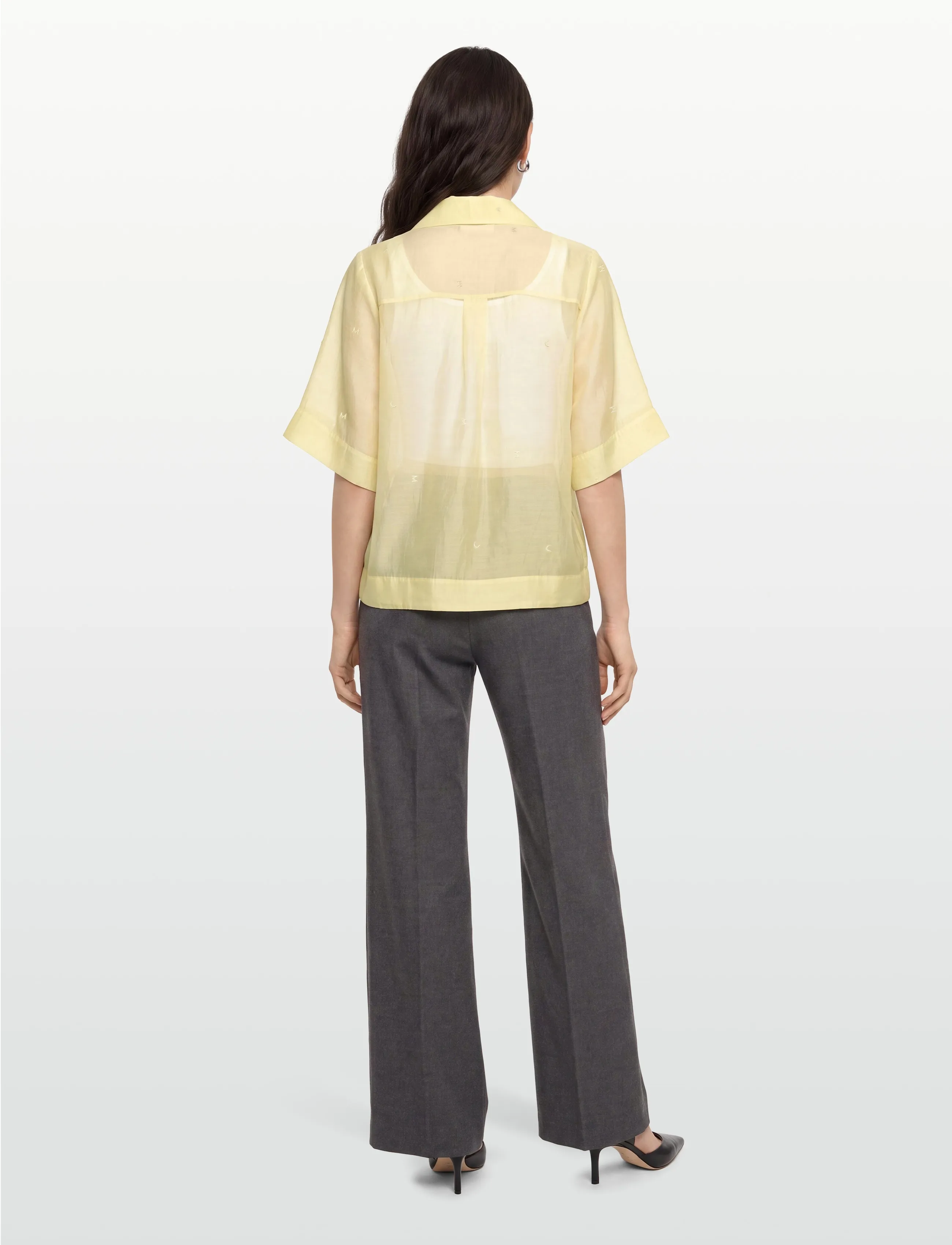 Copenhagen Muse - CMTILLY-SHIRT - kortærmede skjorter - green essence - 4