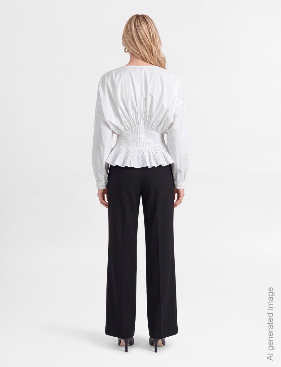Copenhagen Muse - CMPOPLIN-BLOUSE - langærmede bluser - bright white - 5