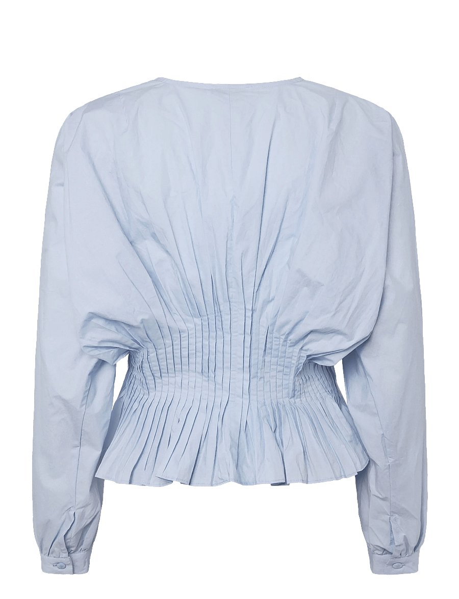 Copenhagen Muse - CMPOPLIN-BLOUSE - långärmade blusar - heather - 1