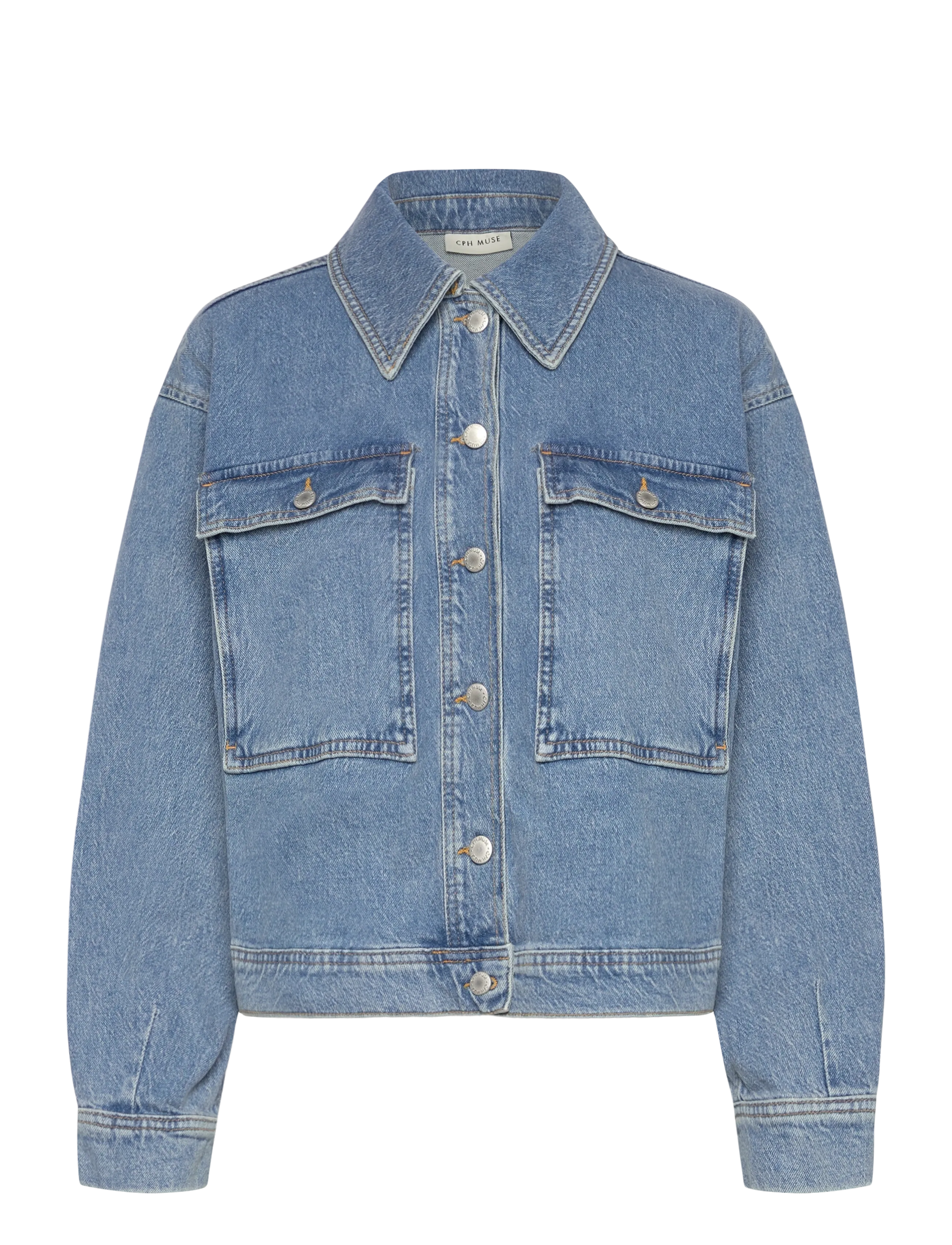 Copenhagen Muse CMANOUK-JACKET - Denimtøj - LIGHT BLUE DENIM / blue