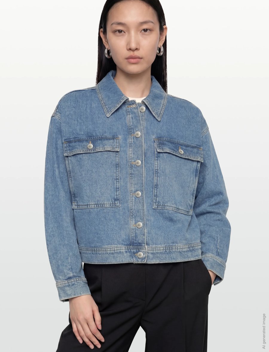 Copenhagen Muse - CMANOUK-JACKET - vestes de printemps - light blue denim - 3