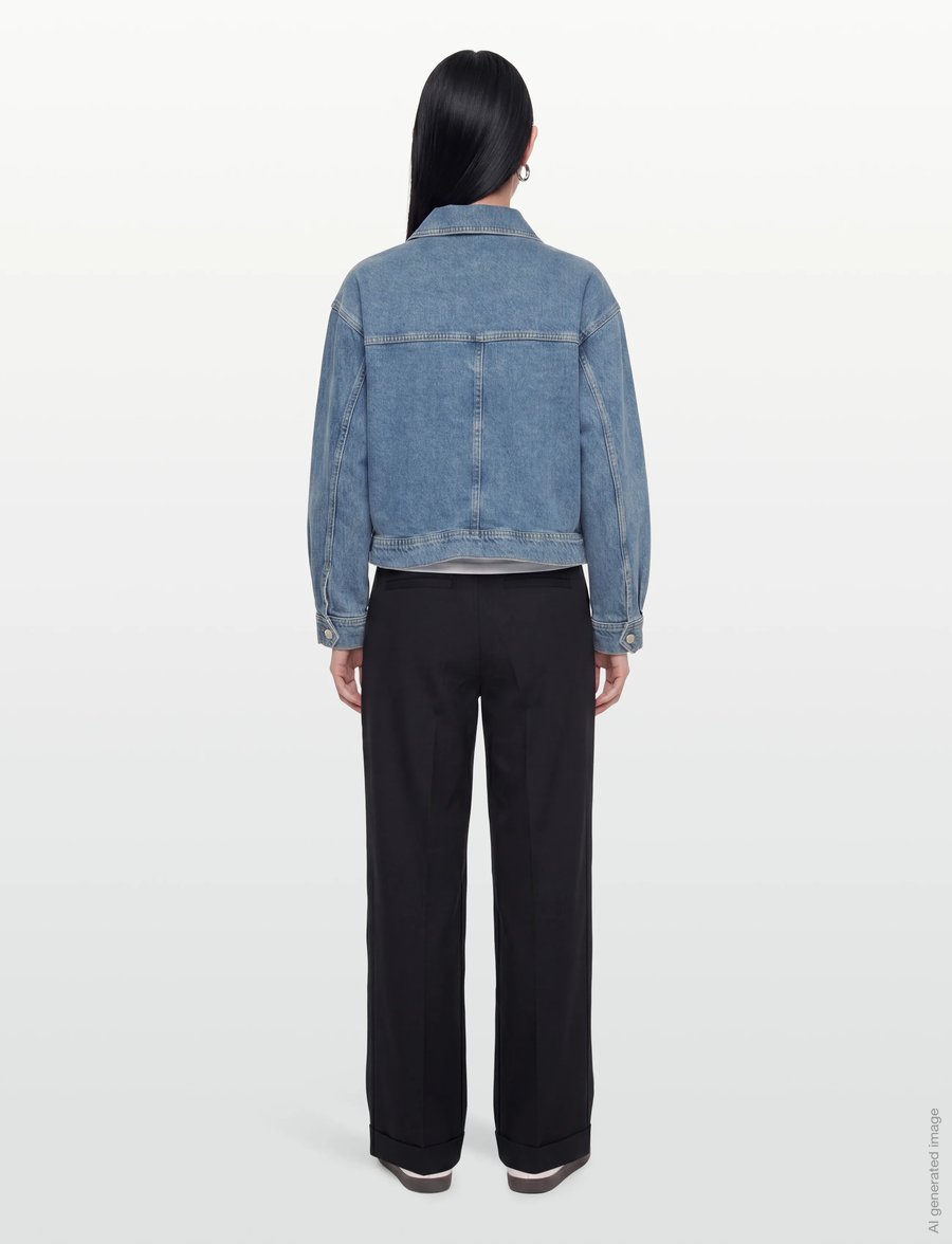 Copenhagen Muse - CMANOUK-JACKET - vestes de printemps - light blue denim - 4