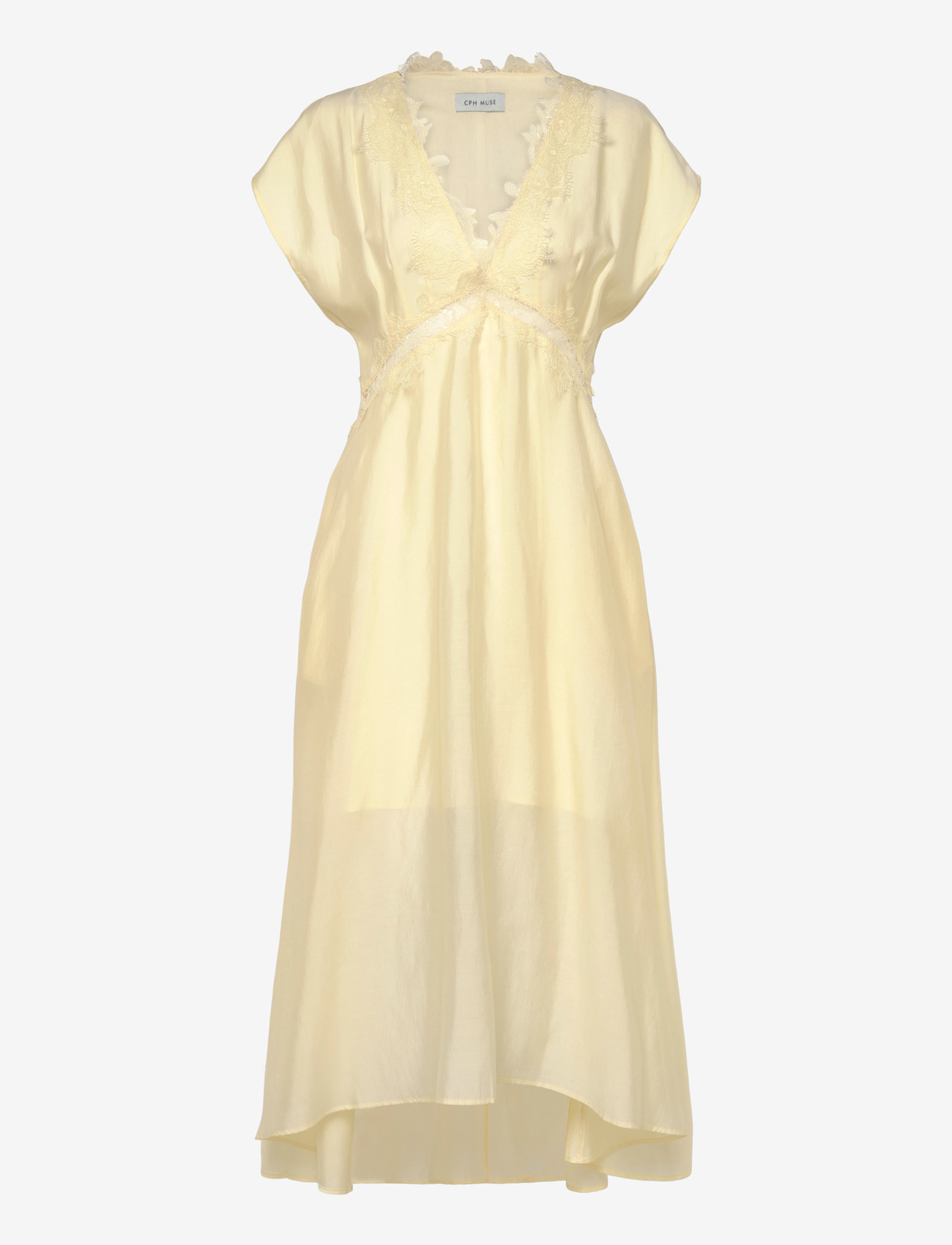 Copenhagen Muse - CMMOLLY-DRESS - blondekjoler - lemon icing - 0
