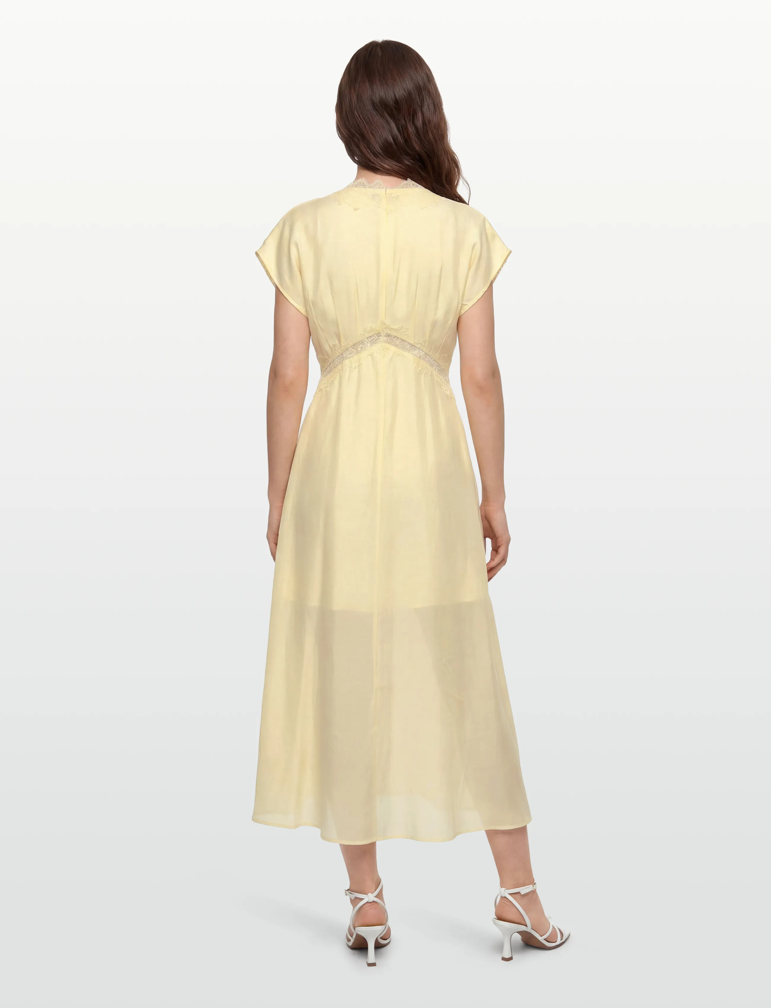 Copenhagen Muse - CMMOLLY-DRESS - lace dresses - lemon icing - 4