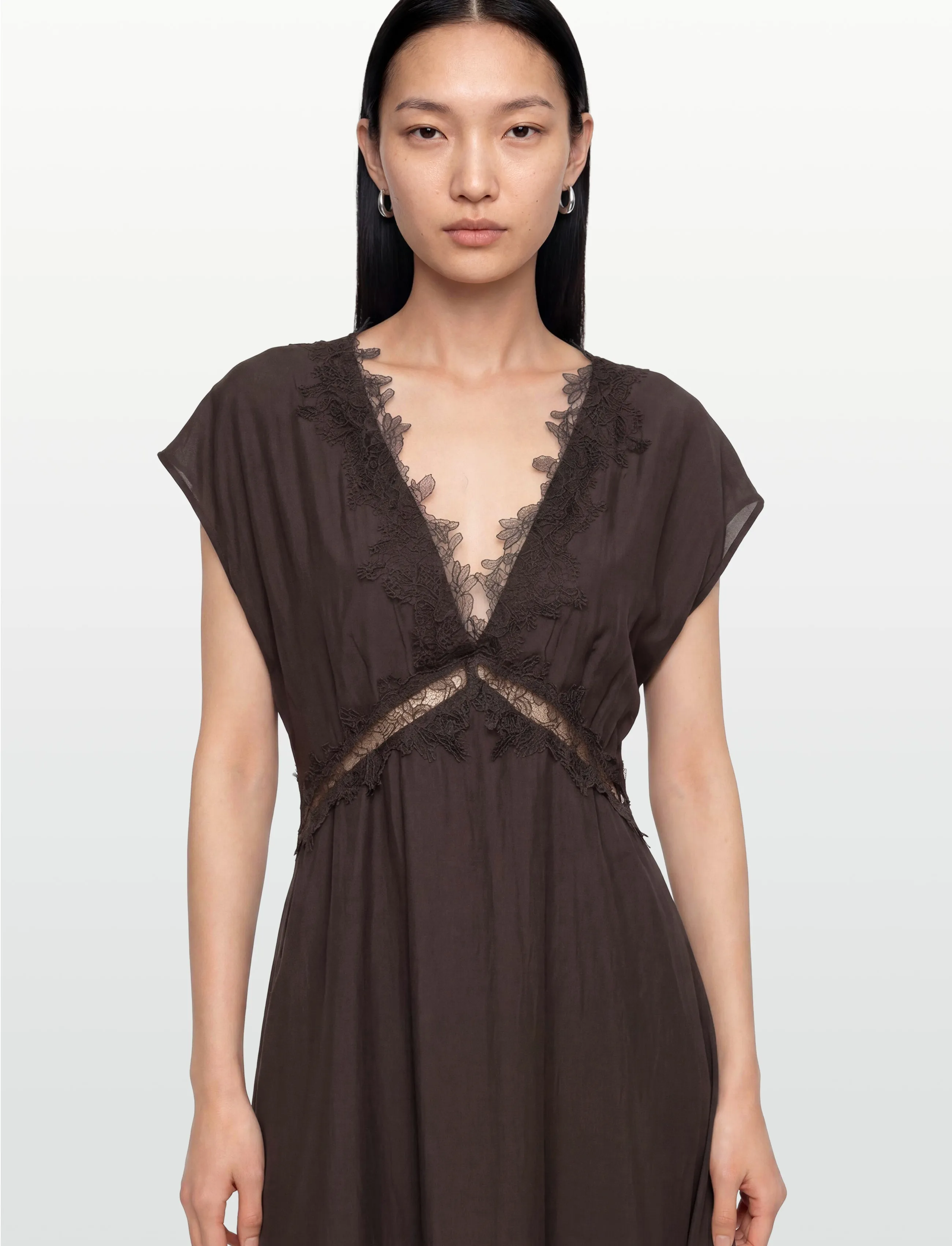Copenhagen Muse - CMMOLLY-DRESS - spitzenkleider - mulch - 3