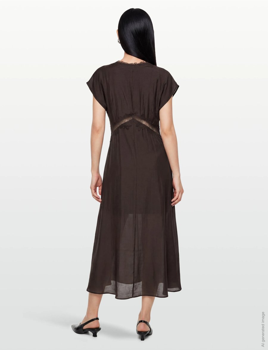Copenhagen Muse - CMMOLLY-DRESS - spitzenkleider - mulch - 4