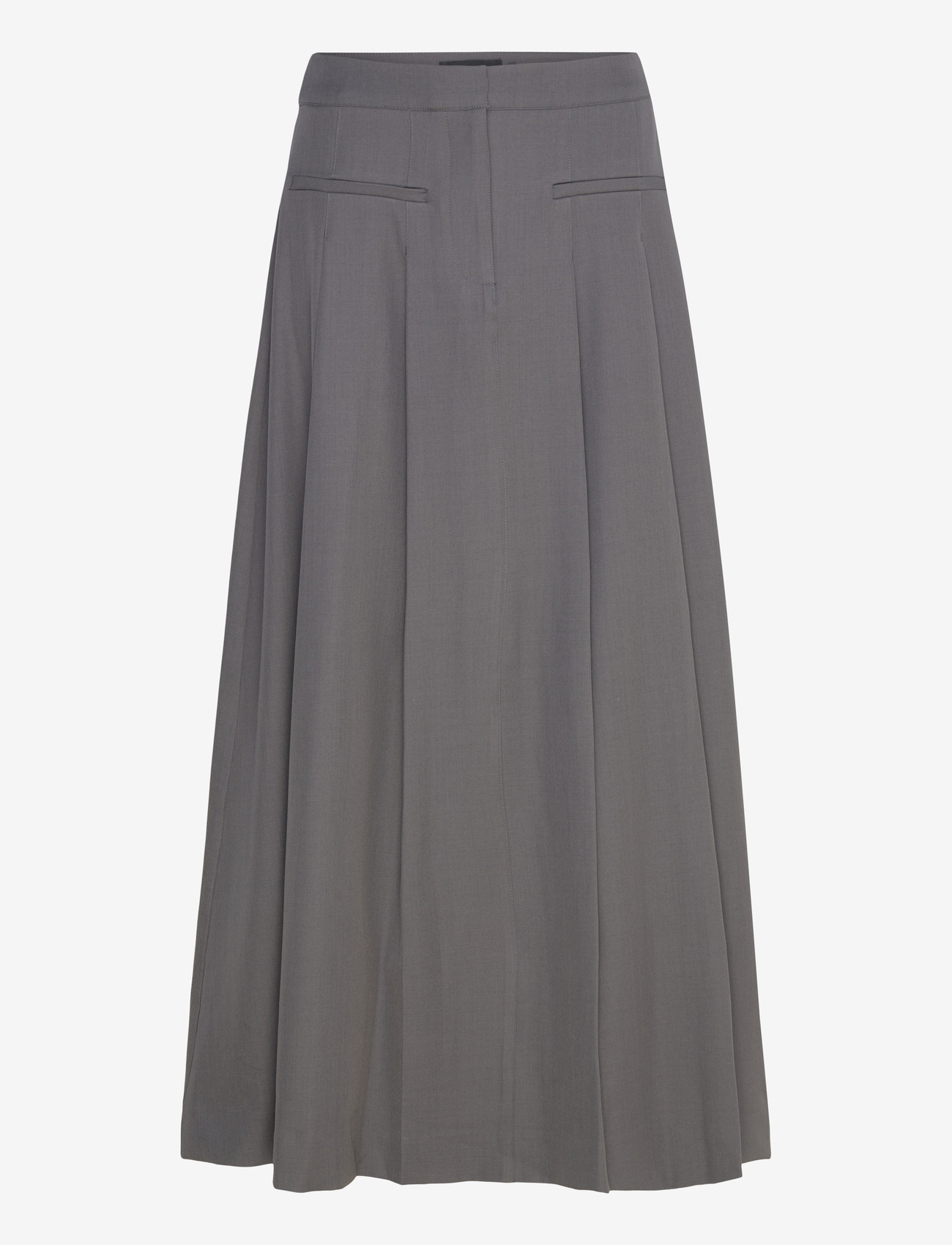Copenhagen Muse - CMBONNIE-SKIRT - pleated skirts - dark grey melange - 1