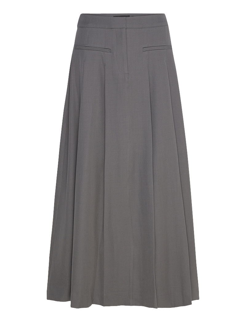 Copenhagen Muse - CMBONNIE-SKIRT - faltenröcke - dark grey melange - 1