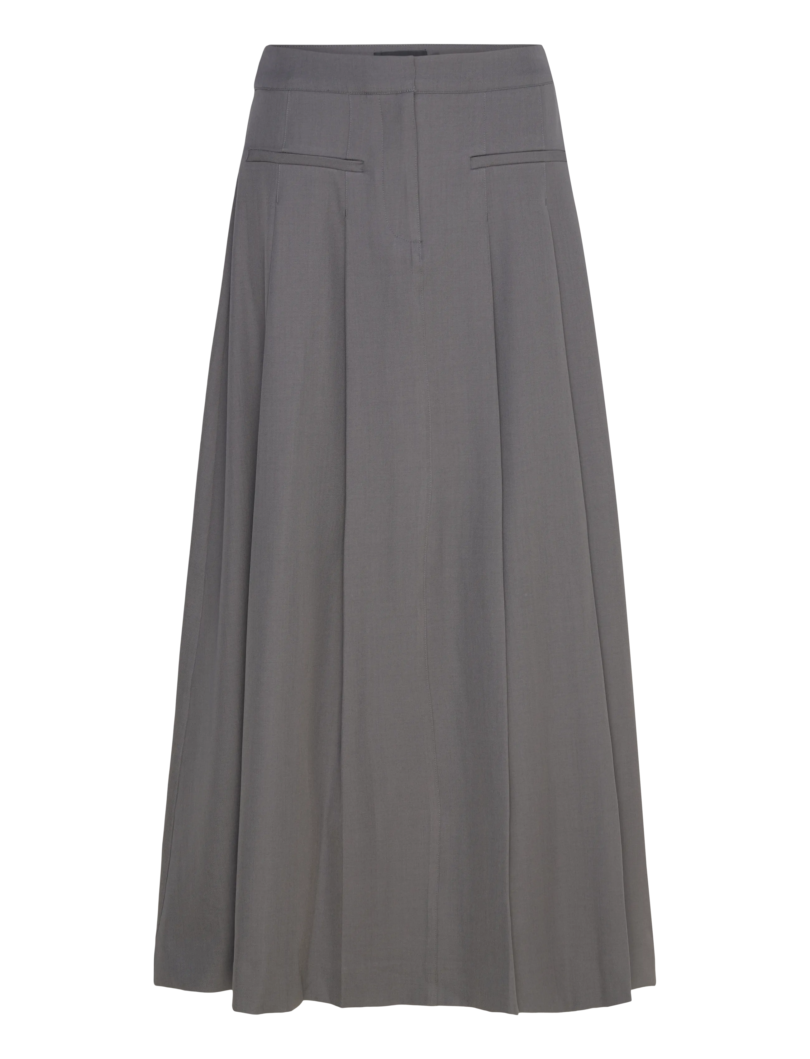 Copenhagen Muse CMBONNIE-SKIRT - Plisserede nederdele - DARK GREY MELANGE / grey