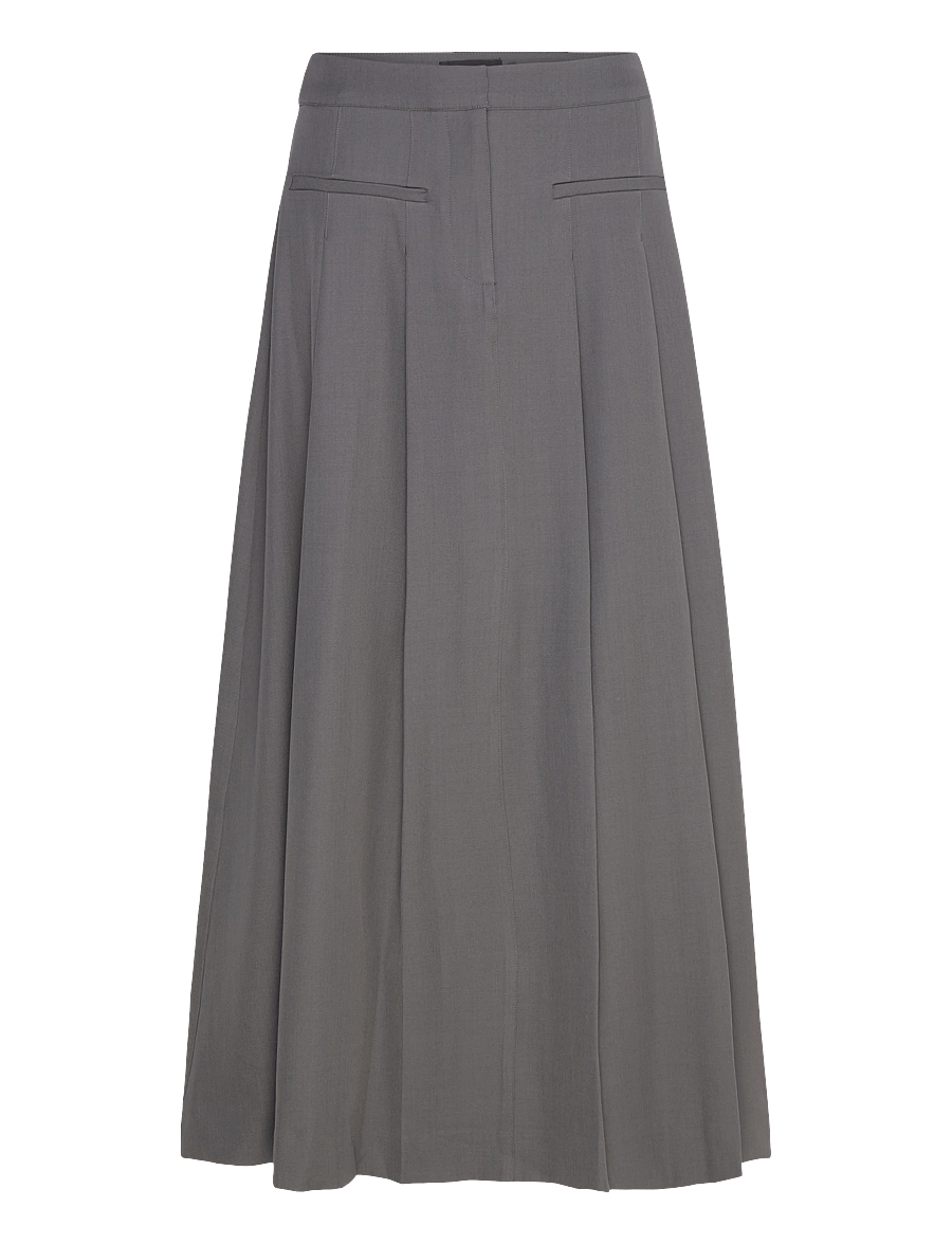 Copenhagen Muse - CMBONNIE-SKIRT - faltenröcke - dark grey melange - 1