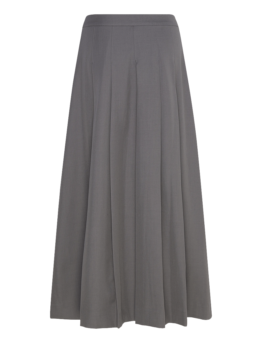 Copenhagen Muse - CMBONNIE-SKIRT - faltenröcke - dark grey melange - 2