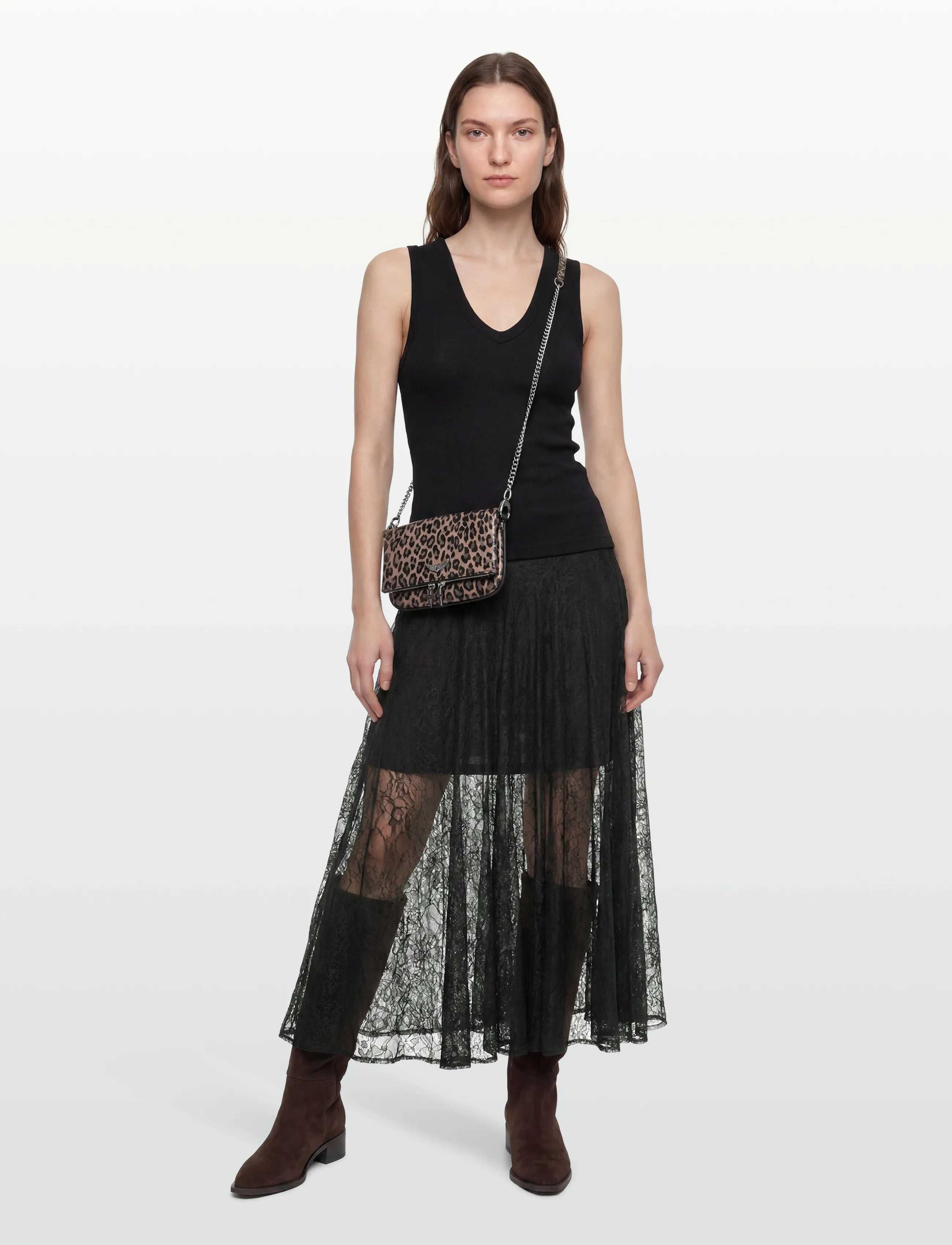 Copenhagen Muse CMLEA-SKIRT - Maxi nederdele - BLACK / black