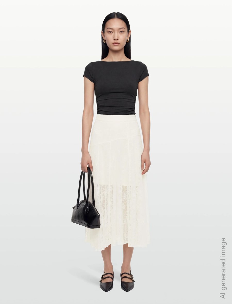 Copenhagen Muse - CMLEA-SKIRT - maxikjolar - jet stream - 0