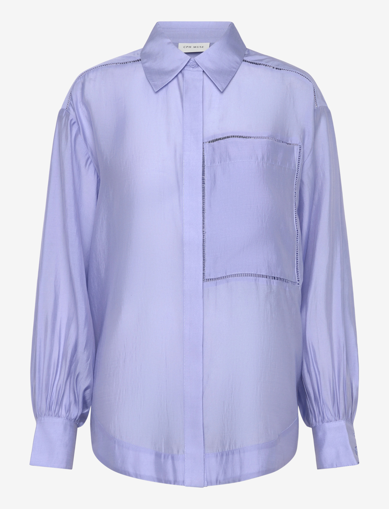 Copenhagen Muse - CMMOLLY-SHIRT - langärmlige hemden - blue heron - 1