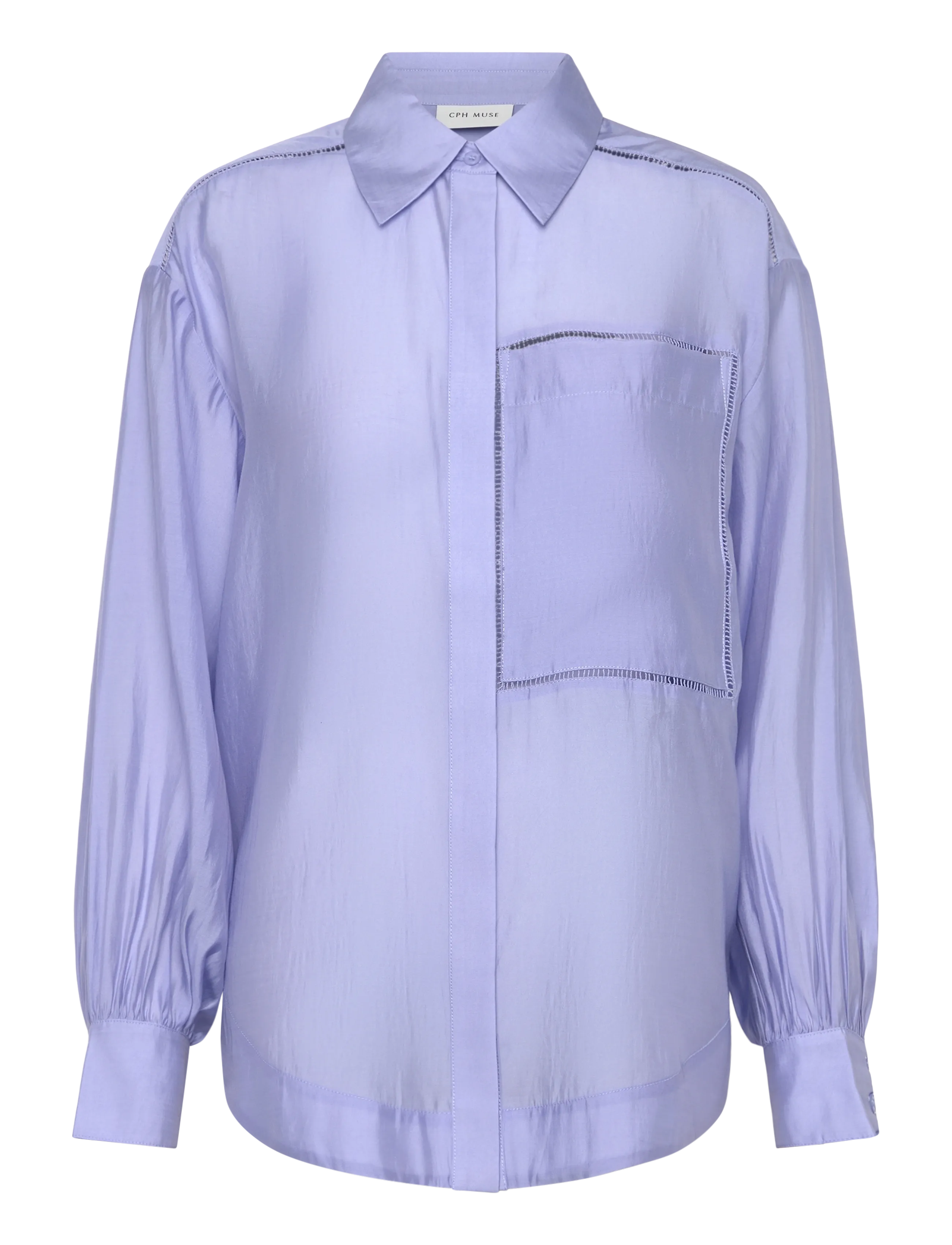 Copenhagen Muse CMMOLLY-SHIRT - Shirts - BLUE HERON / purple