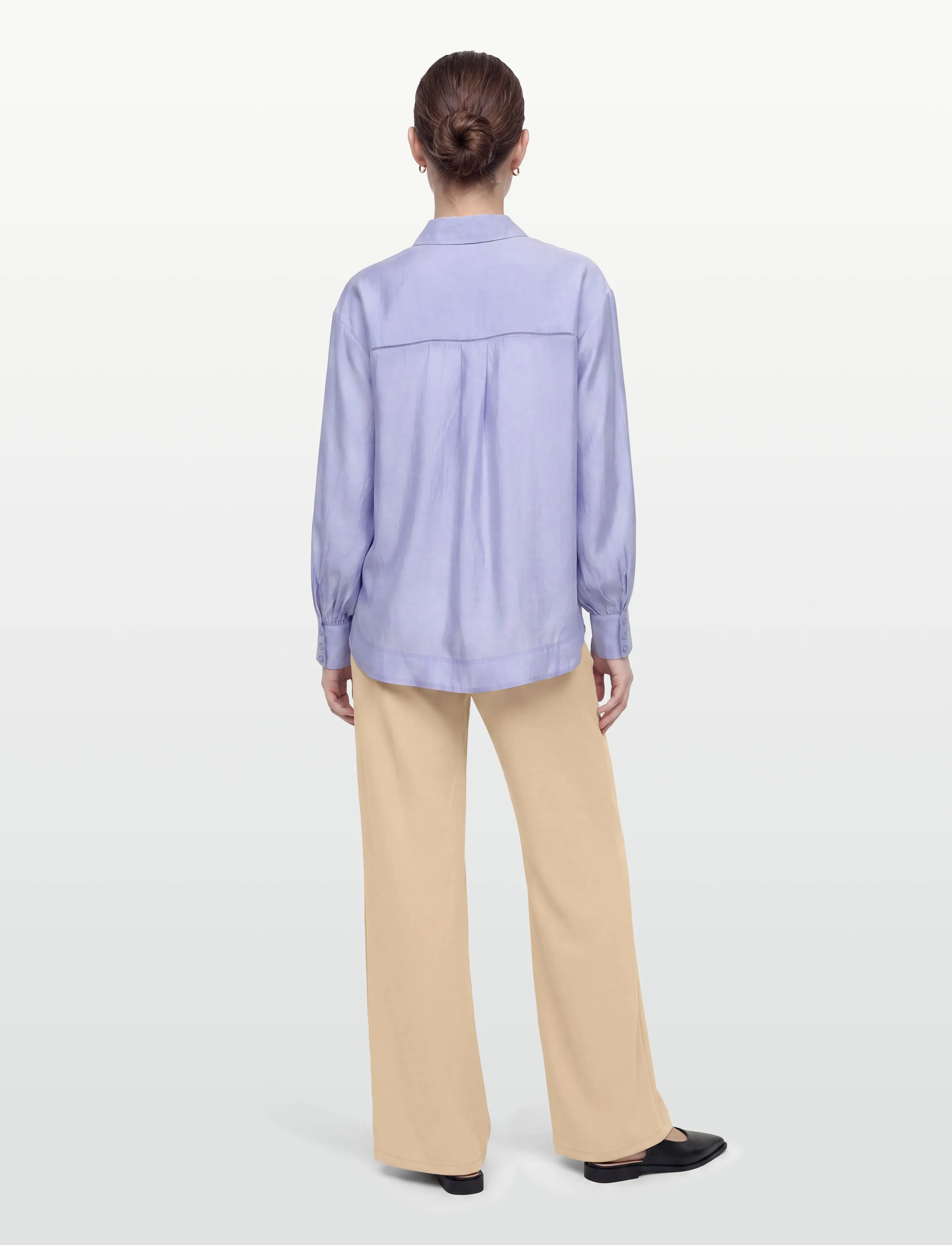 Copenhagen Muse - CMMOLLY-SHIRT - long-sleeved shirts - blue heron - 4