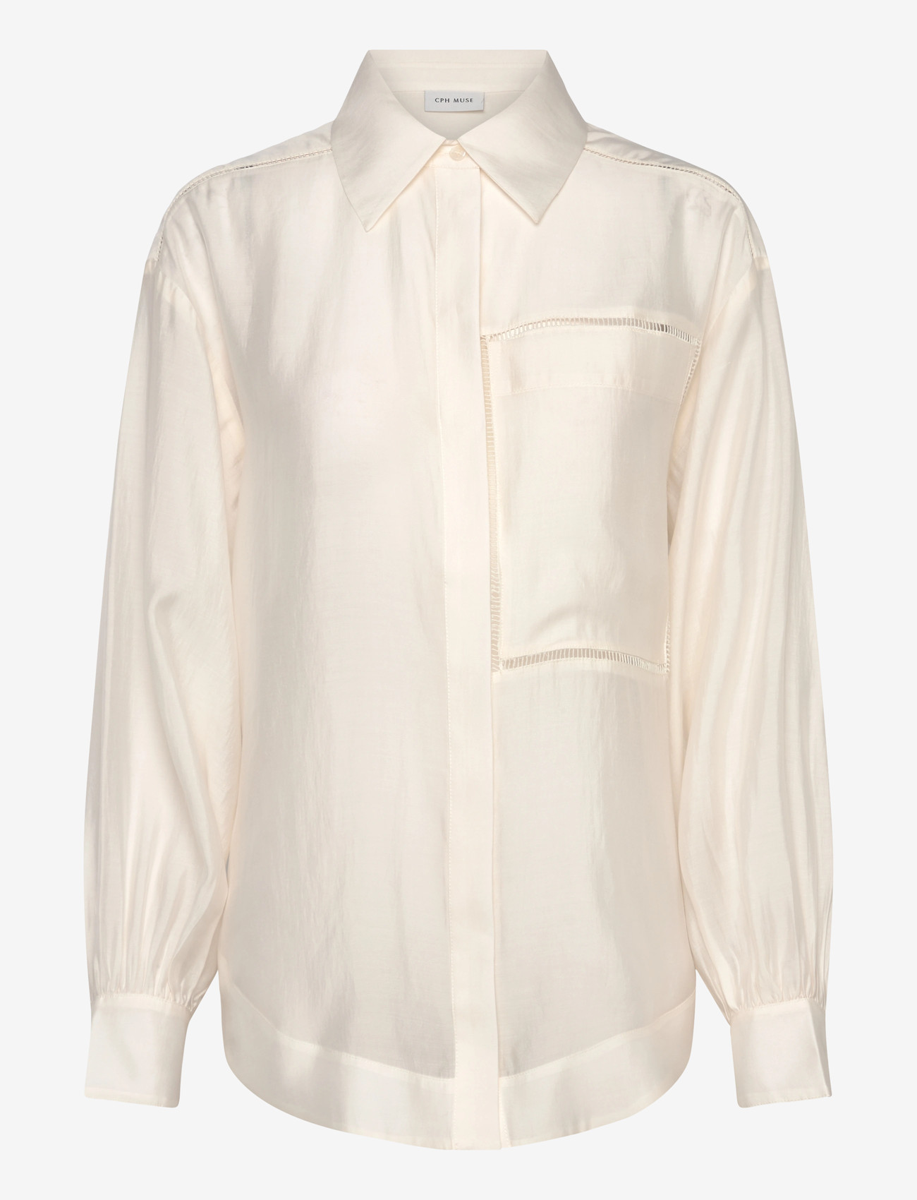 Copenhagen Muse - CMMOLLY-SHIRT - long-sleeved shirts - jet stream - 1