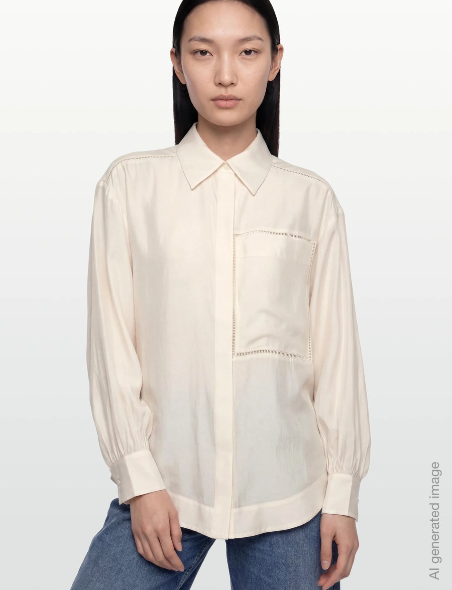 Copenhagen Muse - CMMOLLY-SHIRT - langærmede skjorter - jet stream - 3