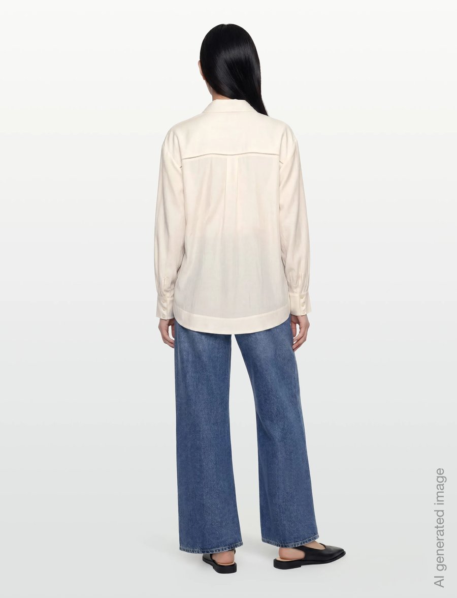 Copenhagen Muse - CMMOLLY-SHIRT - langærmede skjorter - jet stream - 4