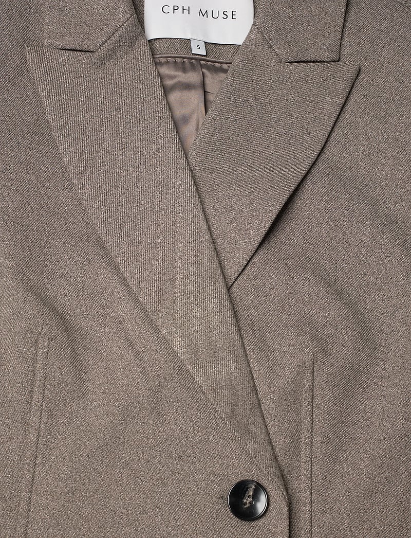 Copenhagen Muse - CMTARA-BLAZER - kahes joones nööpidega bleiserid - vintage khaki - 4