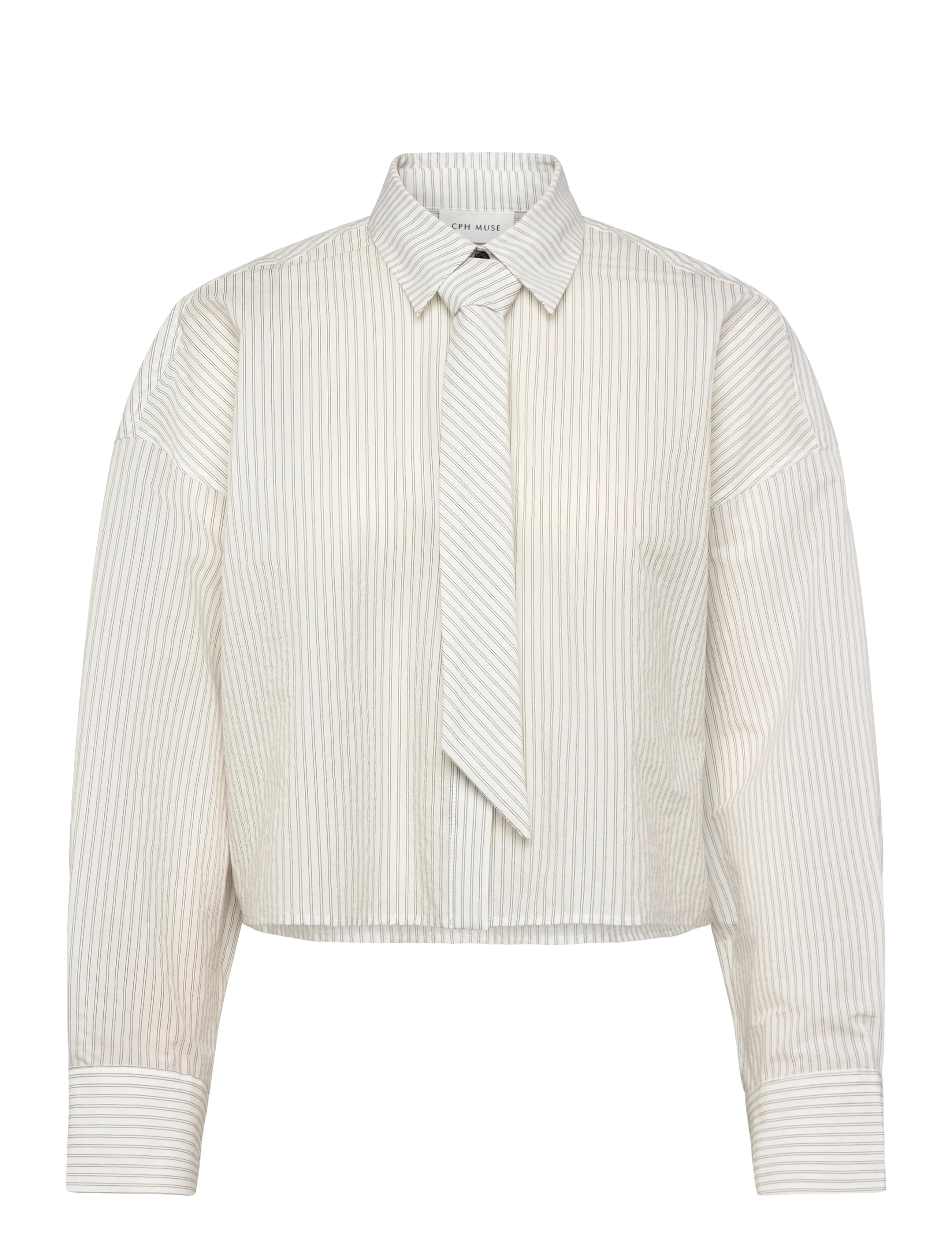 Copenhagen Muse CMPIPER-SHIRT - Transitional Layering - BRIGHT WHITE / cream