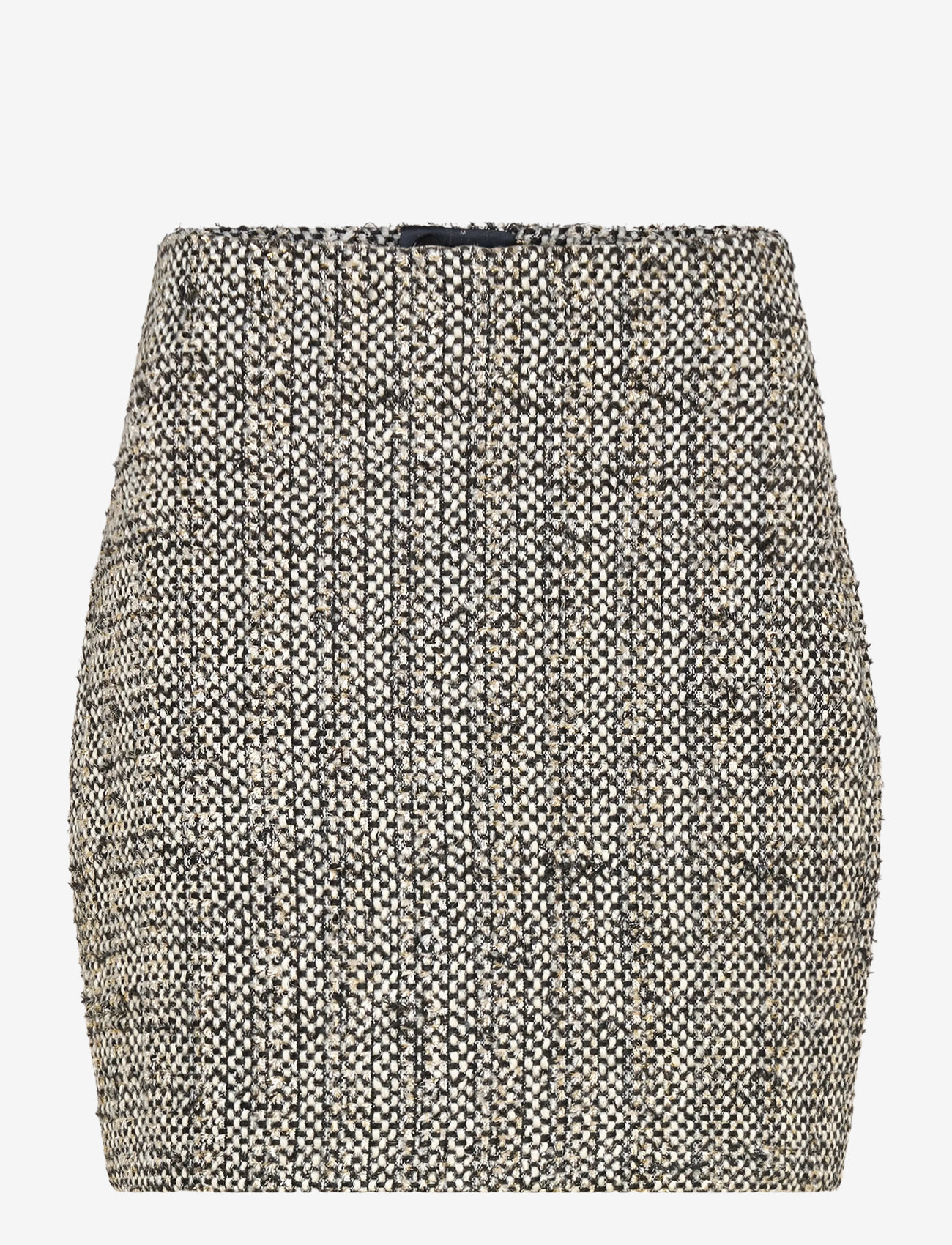 Copenhagen Muse - CMRUBI-SKIRT - knitted skirts - jet stream w. black - 0